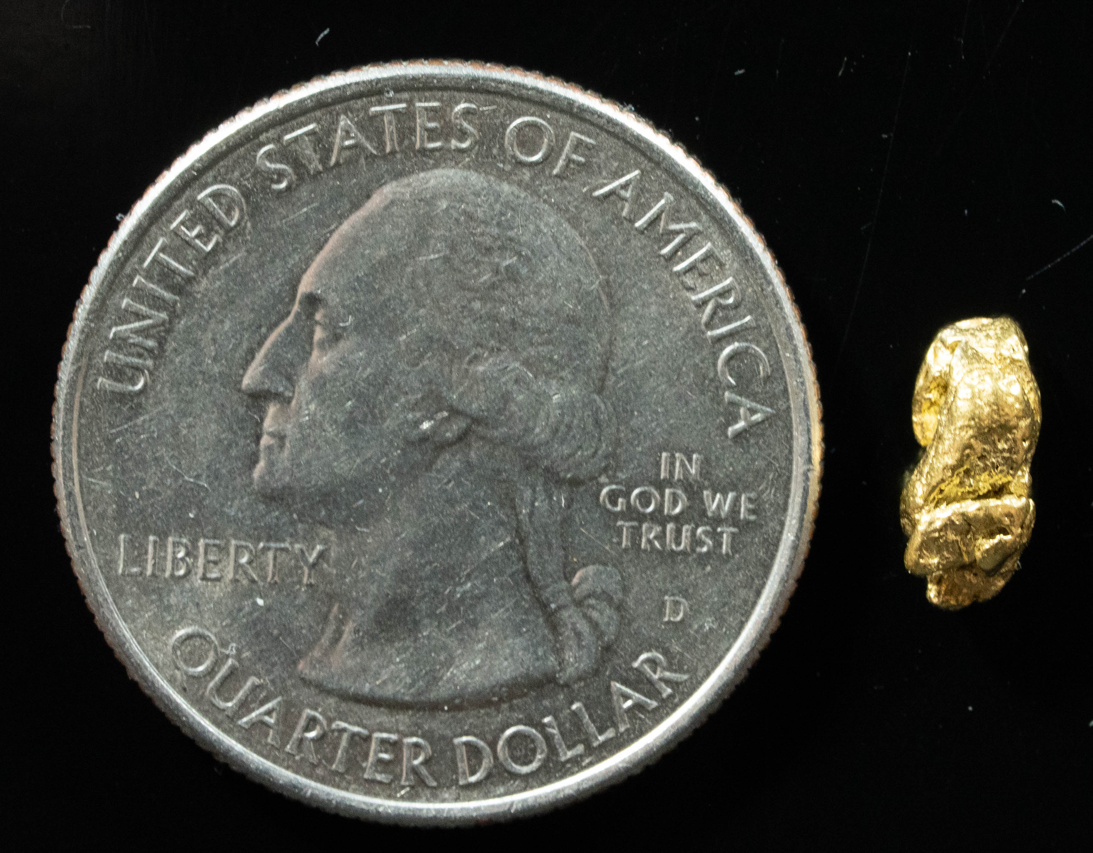 #110 Alaskan BC Natural Gold Nugget .94 Grams Genuine