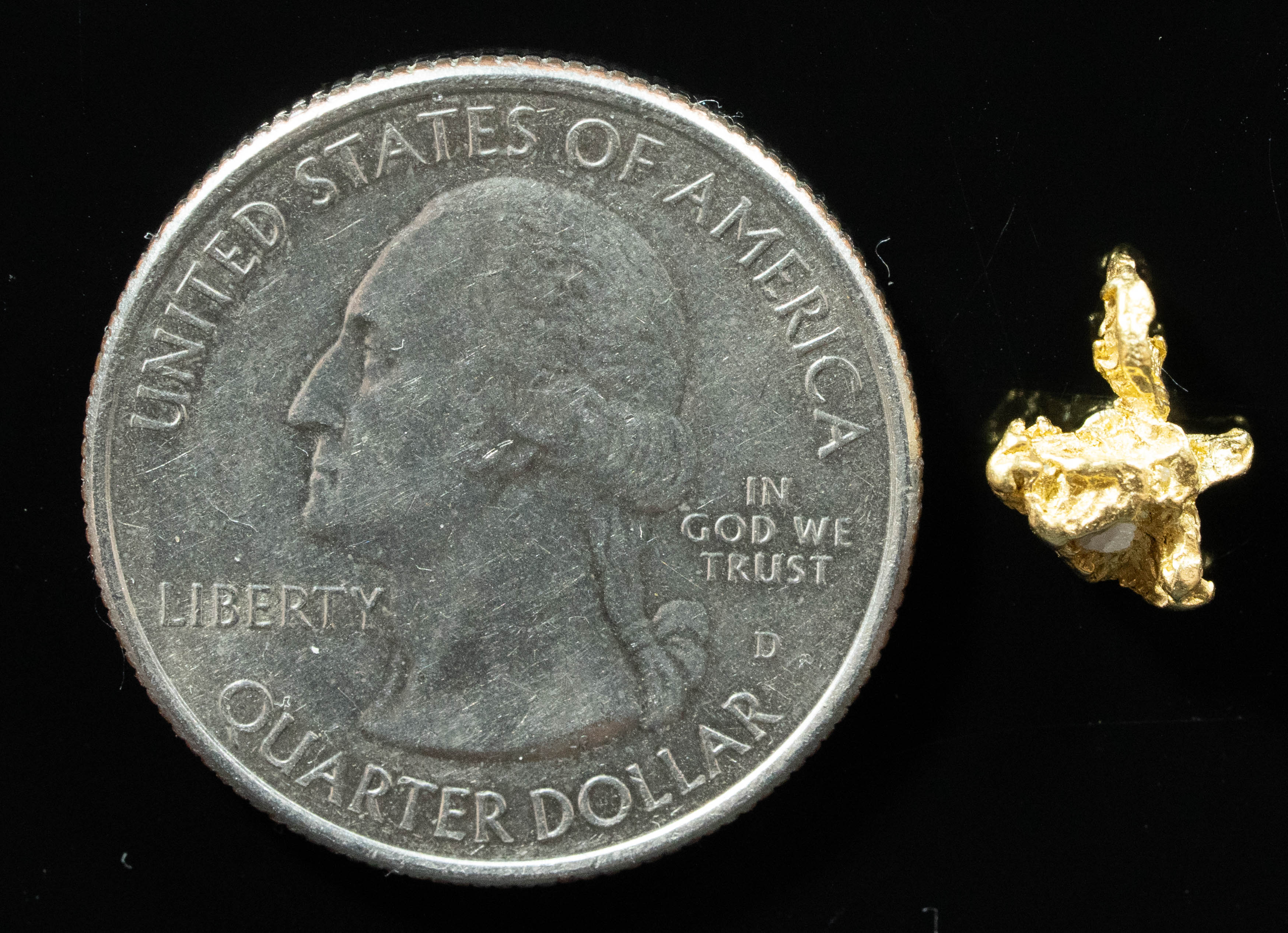#116 Alaskan BC Natural Gold Nugget .84 Grams Genuine