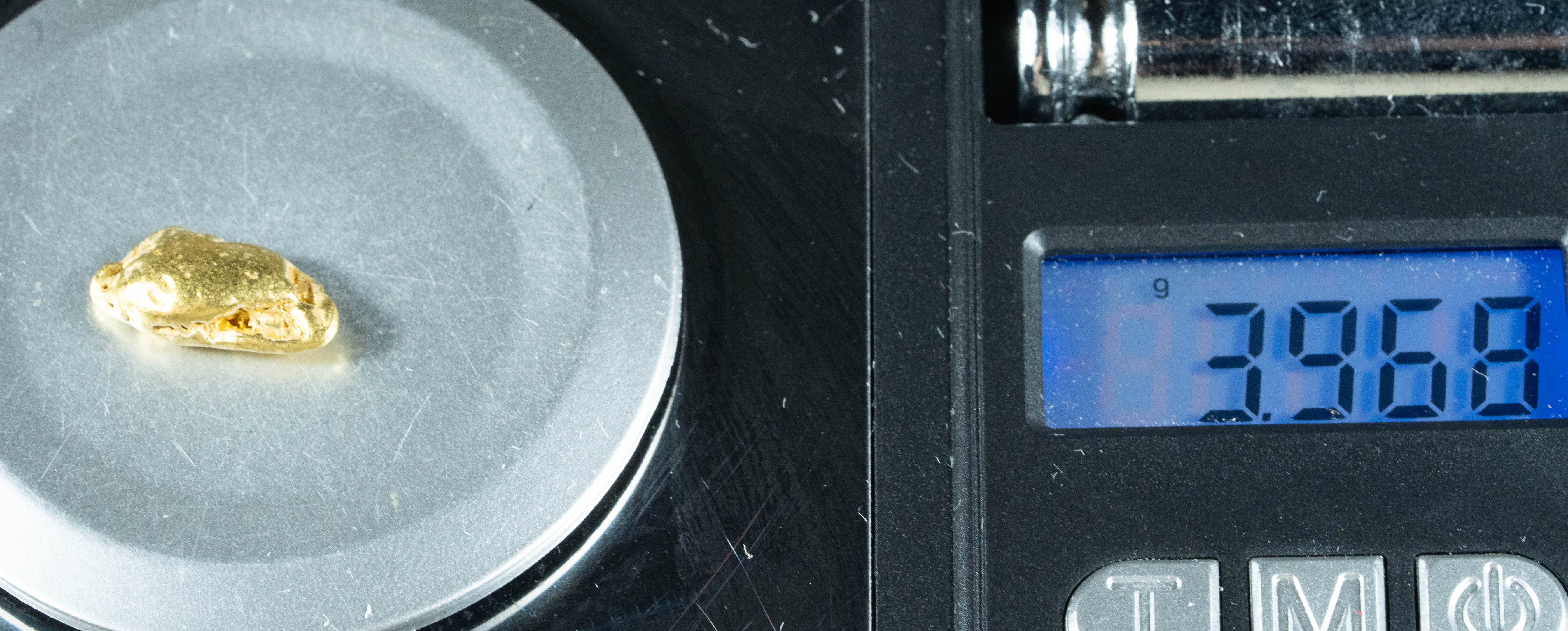 #212 Alaskan BC Natural Gold Nugget 3.96 Grams Genuine