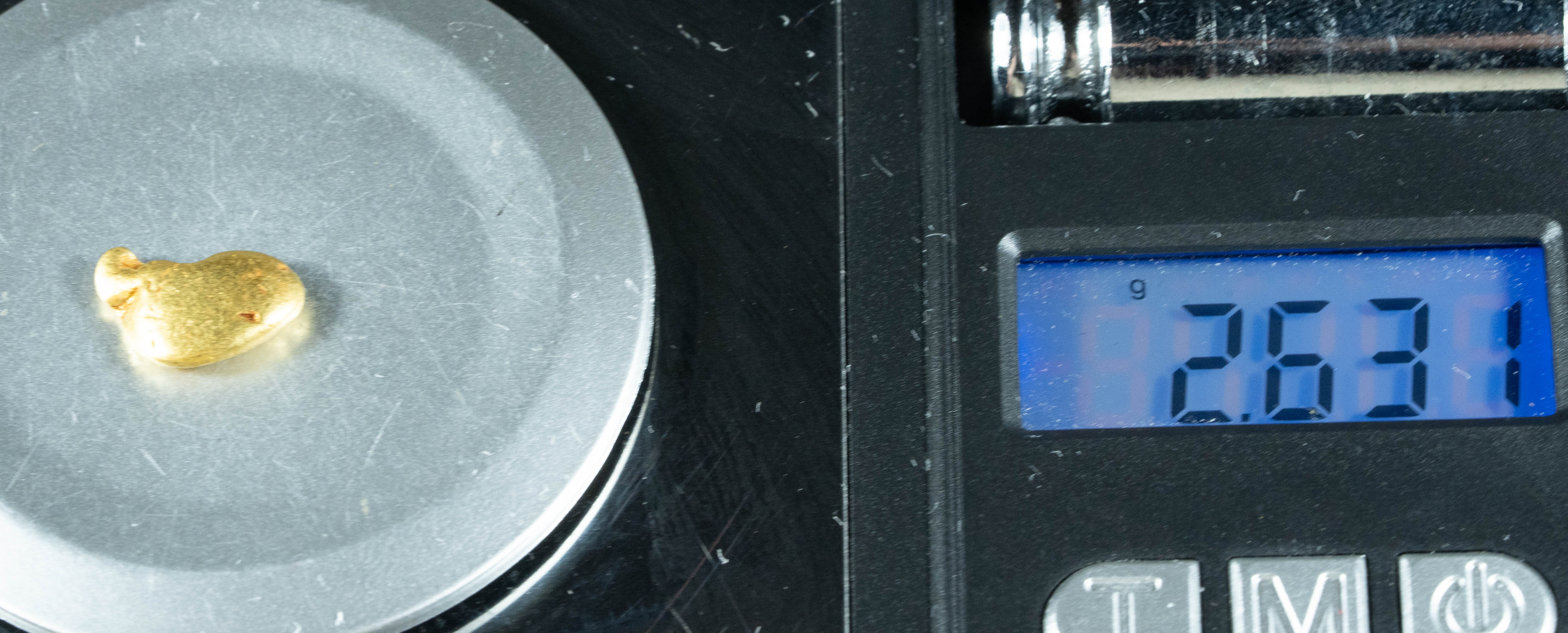 #214 Alaskan BC Natural Gold Nugget 2.63 Grams Genuine