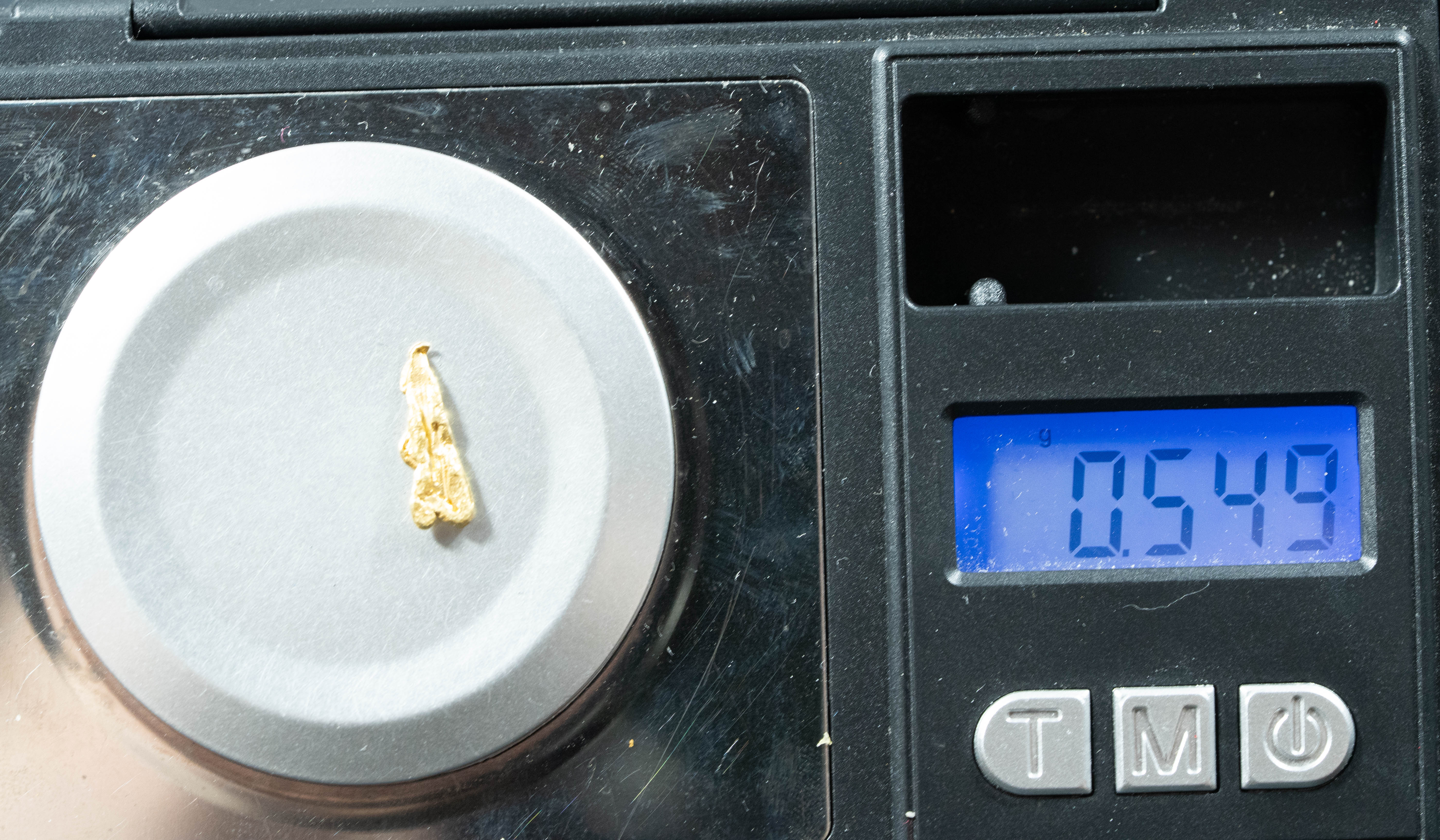 #126 Alaskan BC Natural Gold Nugget .54 Grams Genuine
