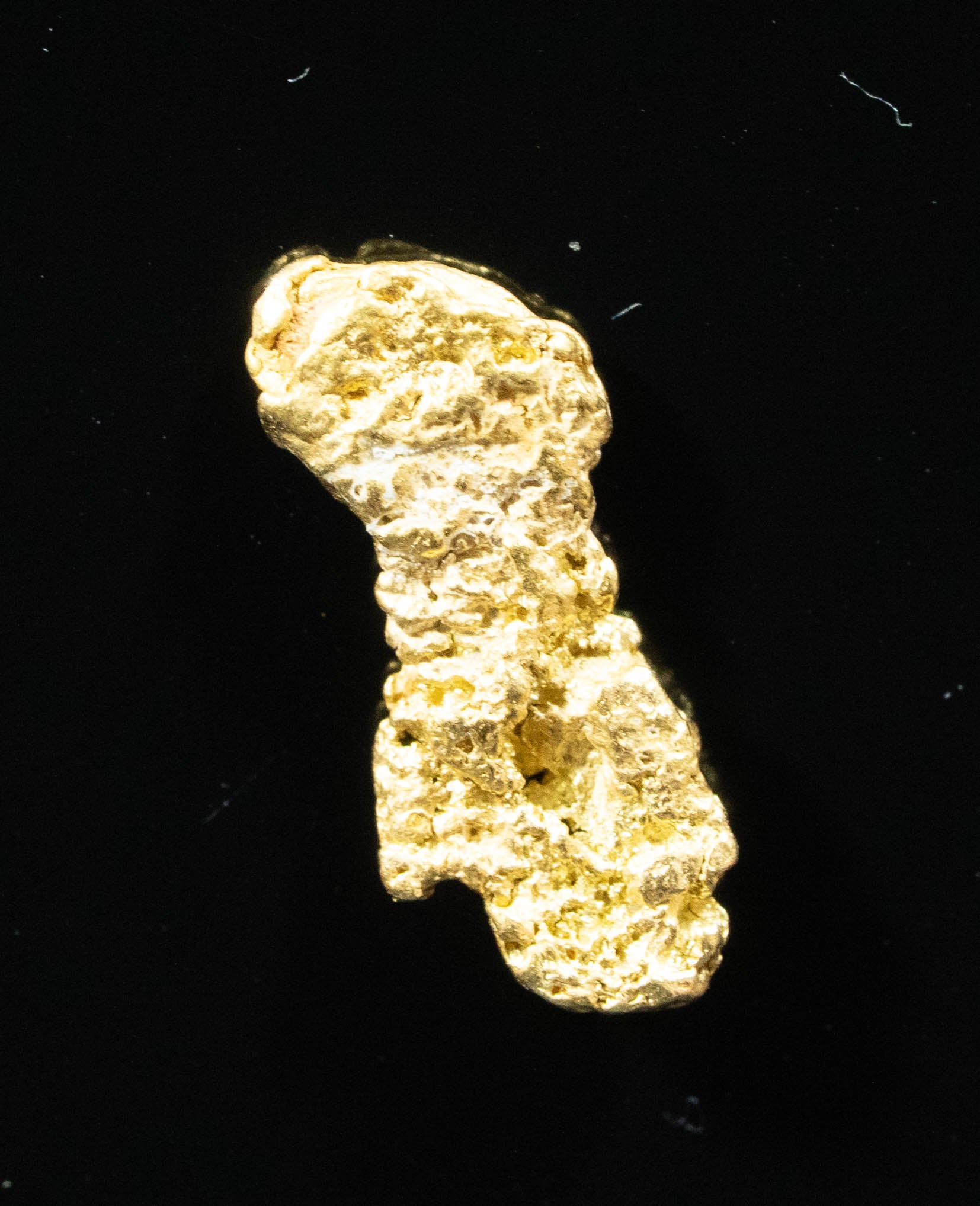 #128 Alaskan BC Natural Gold Nugget .71 Grams Genuine