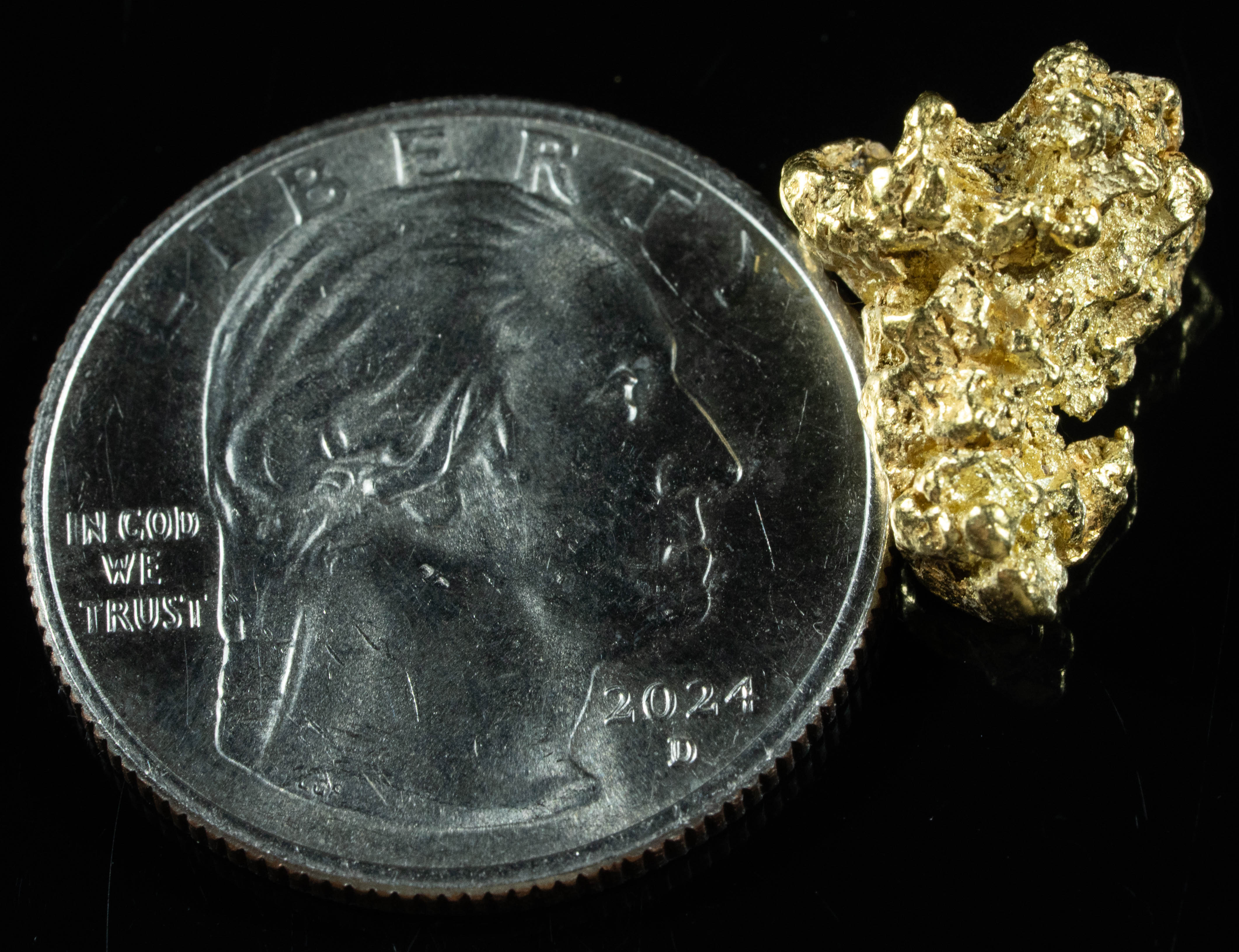 #228 Alaskan BC Natural Gold Nugget 4.40 Grams Genuine