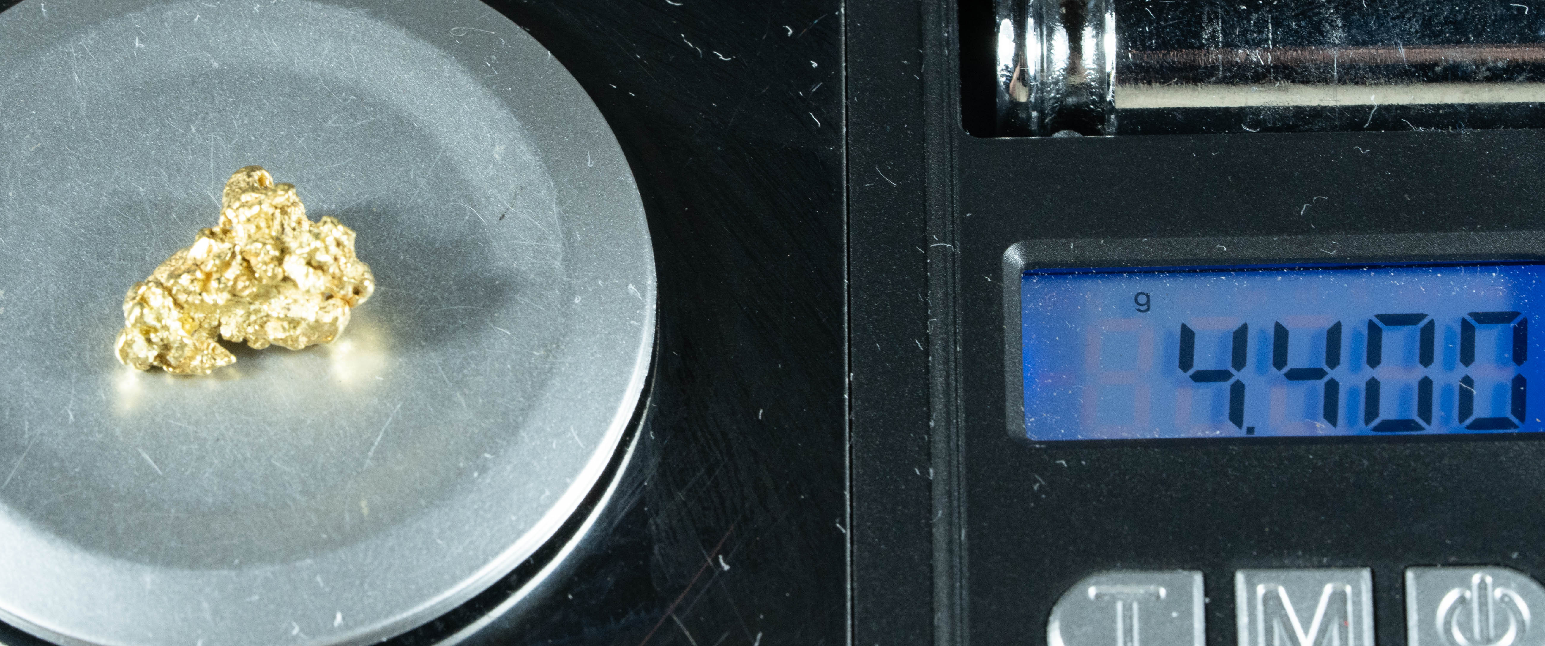 #228 Alaskan BC Natural Gold Nugget 4.40 Grams Genuine