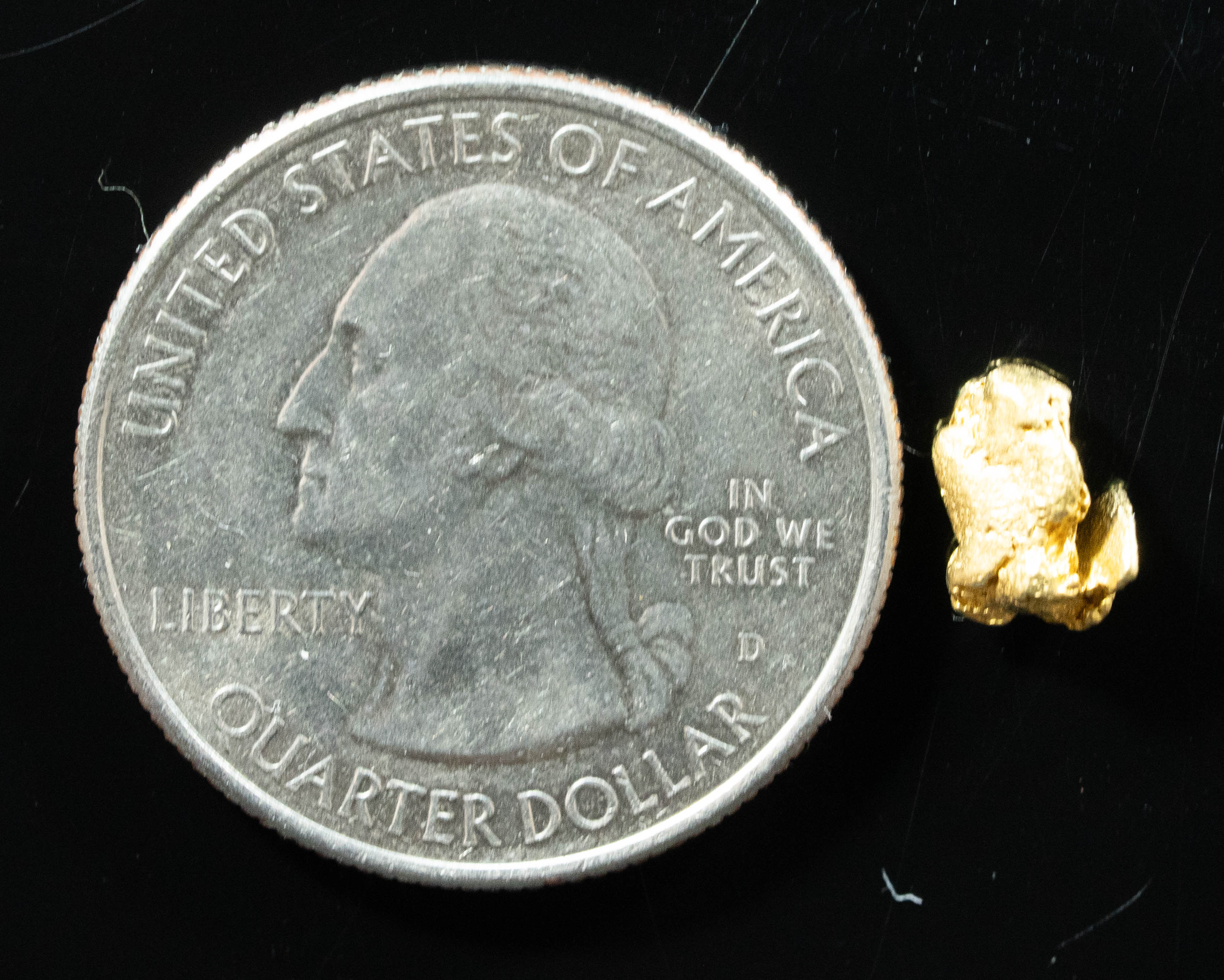 #157 Alaskan BC Natural Gold Nugget .64 Grams Genuine