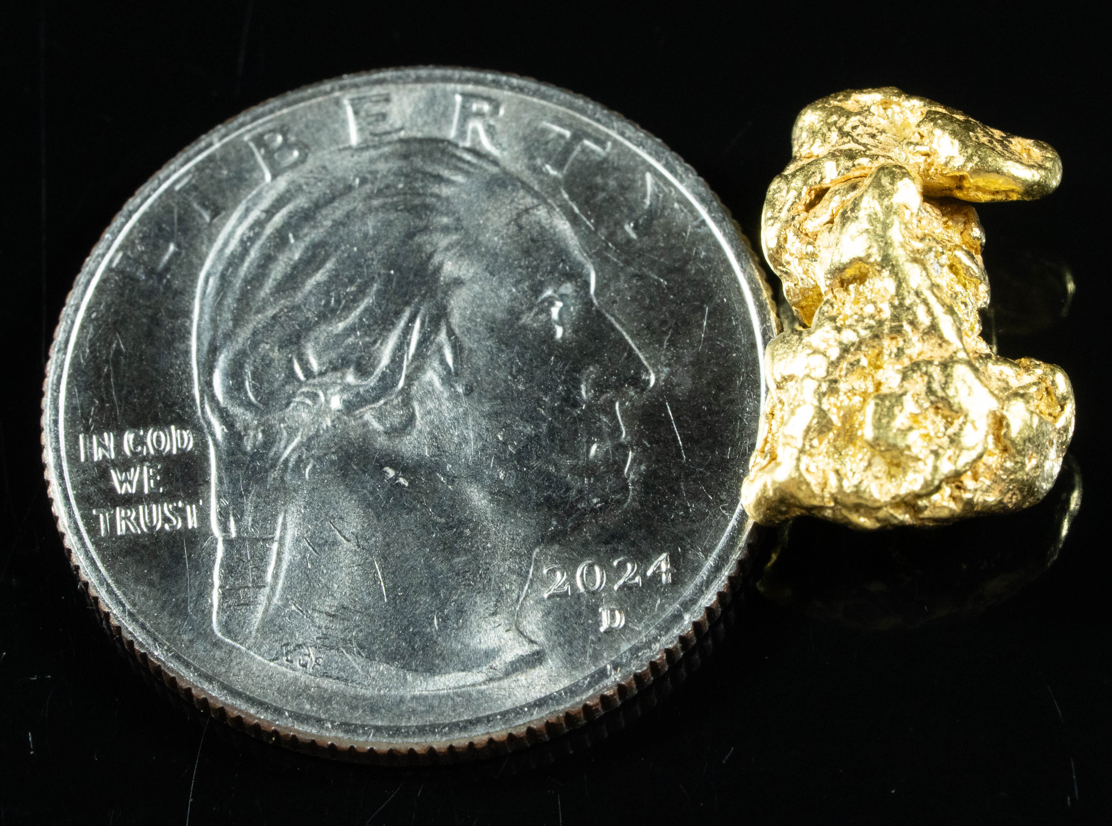 #240 Alaskan BC Natural Gold Nugget 4.70 Grams Genuine