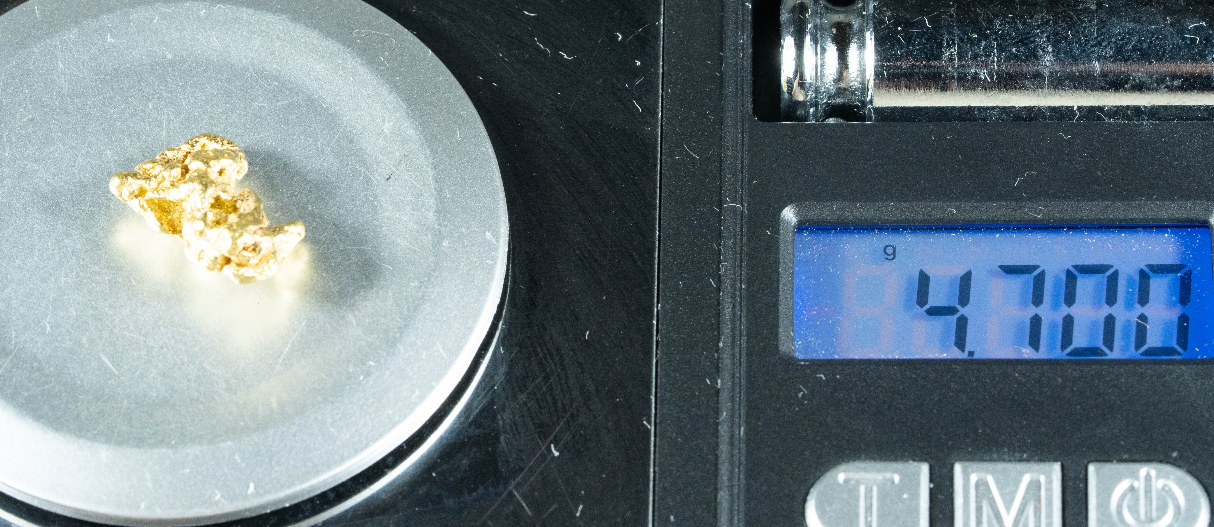 #240 Alaskan BC Natural Gold Nugget 4.70 Grams Genuine