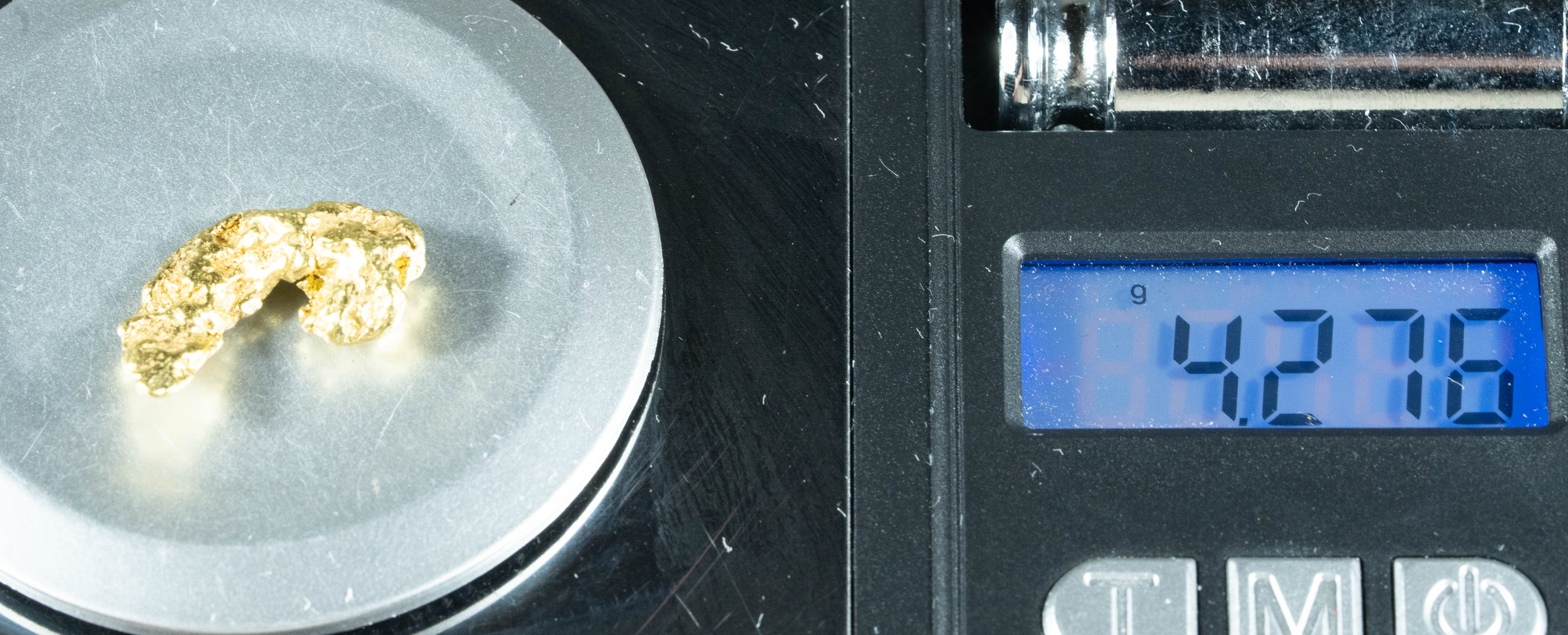 #247 Alaskan BC Natural Gold Nugget 4.27 Grams Genuine