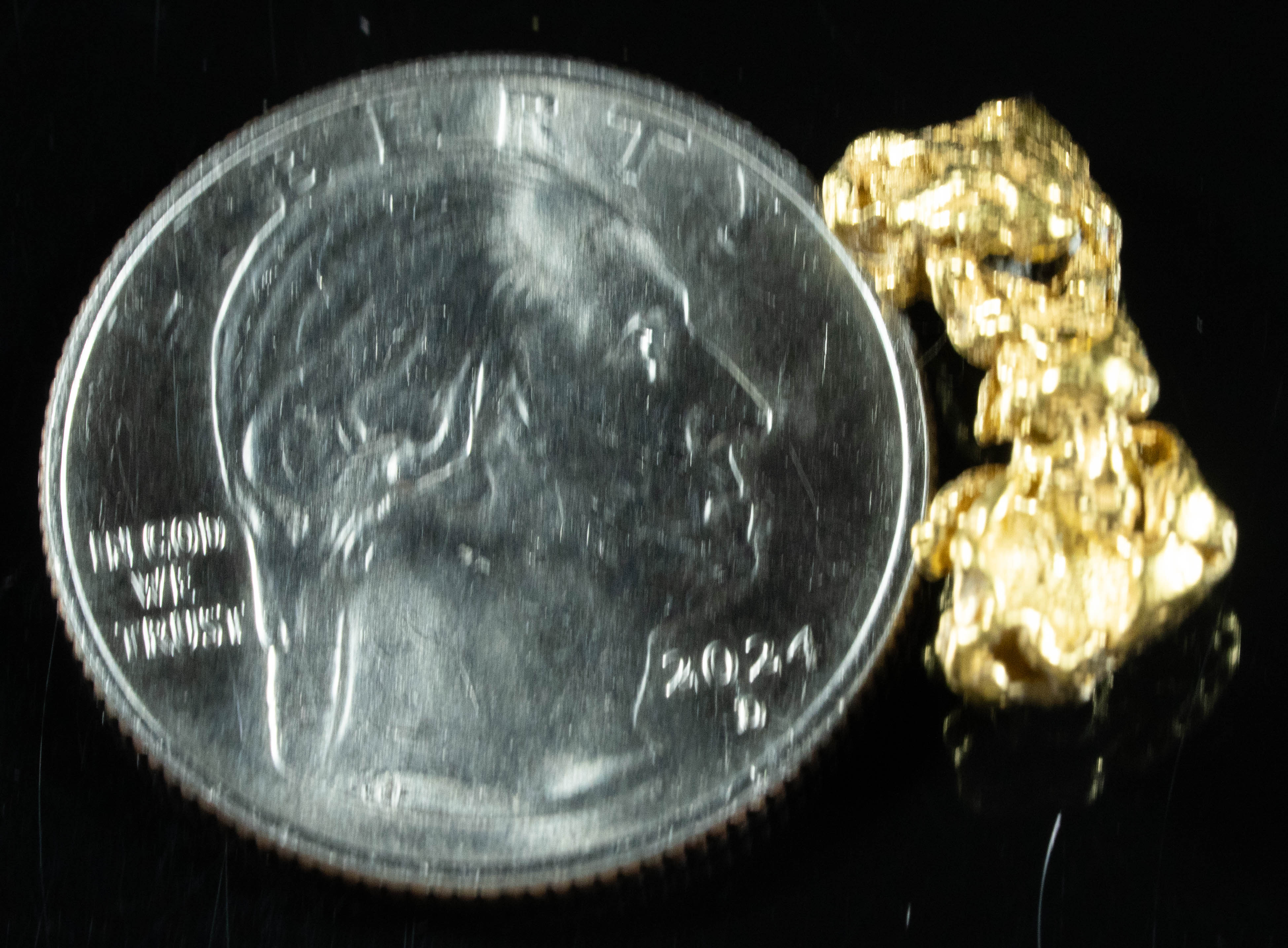 #250 Alaskan BC Natural Gold Nugget 3.63 Grams Genuine