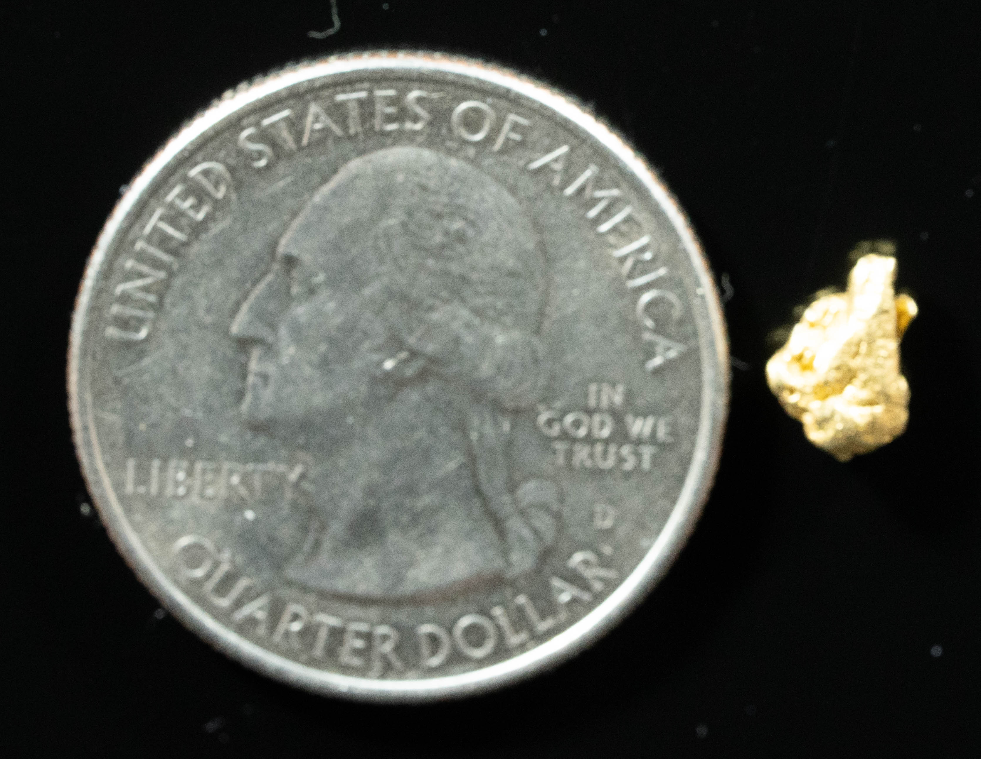#166 Alaskan BC Natural Gold Nugget .58 Grams Genuine
