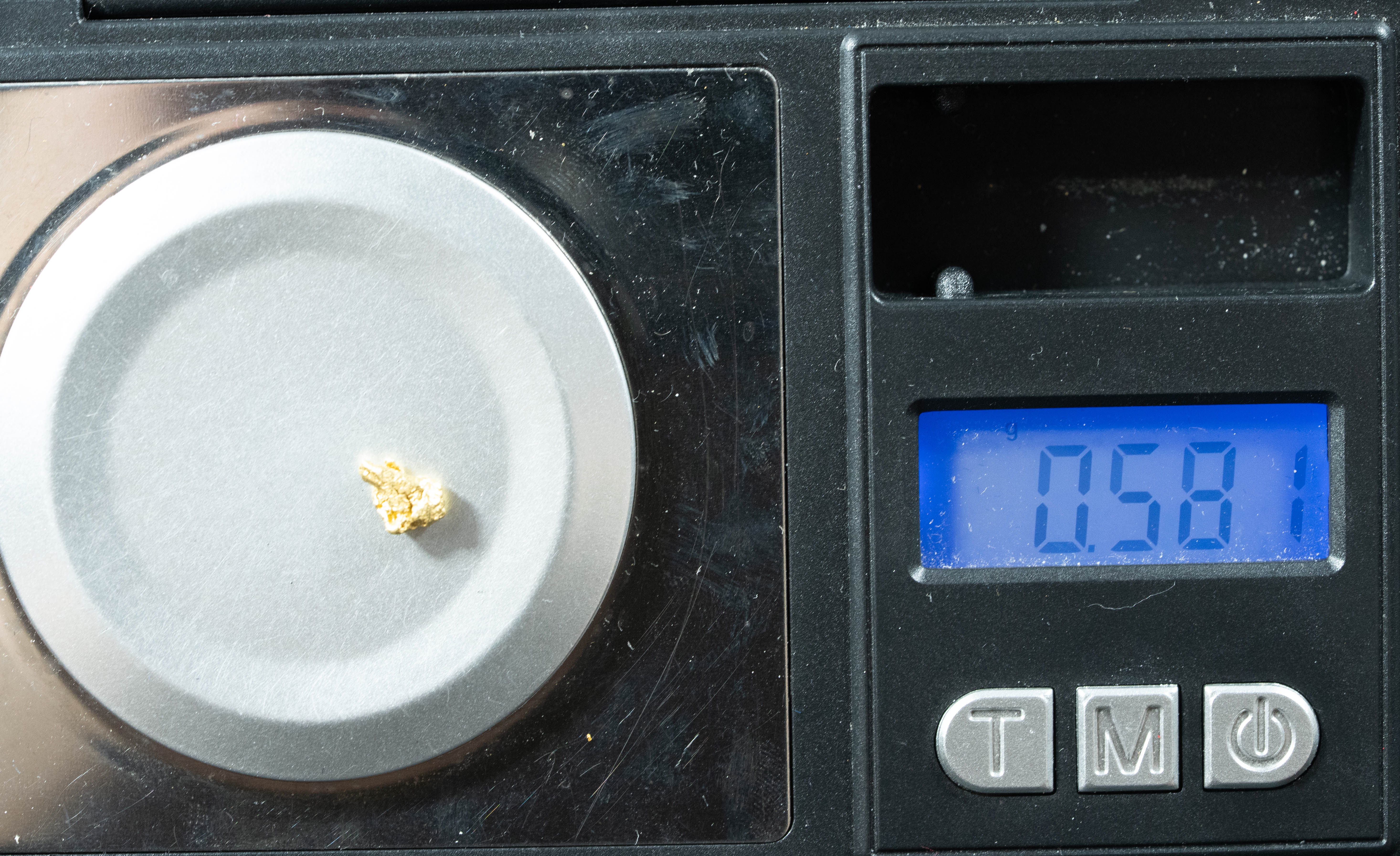 #166 Alaskan BC Natural Gold Nugget .58 Grams Genuine