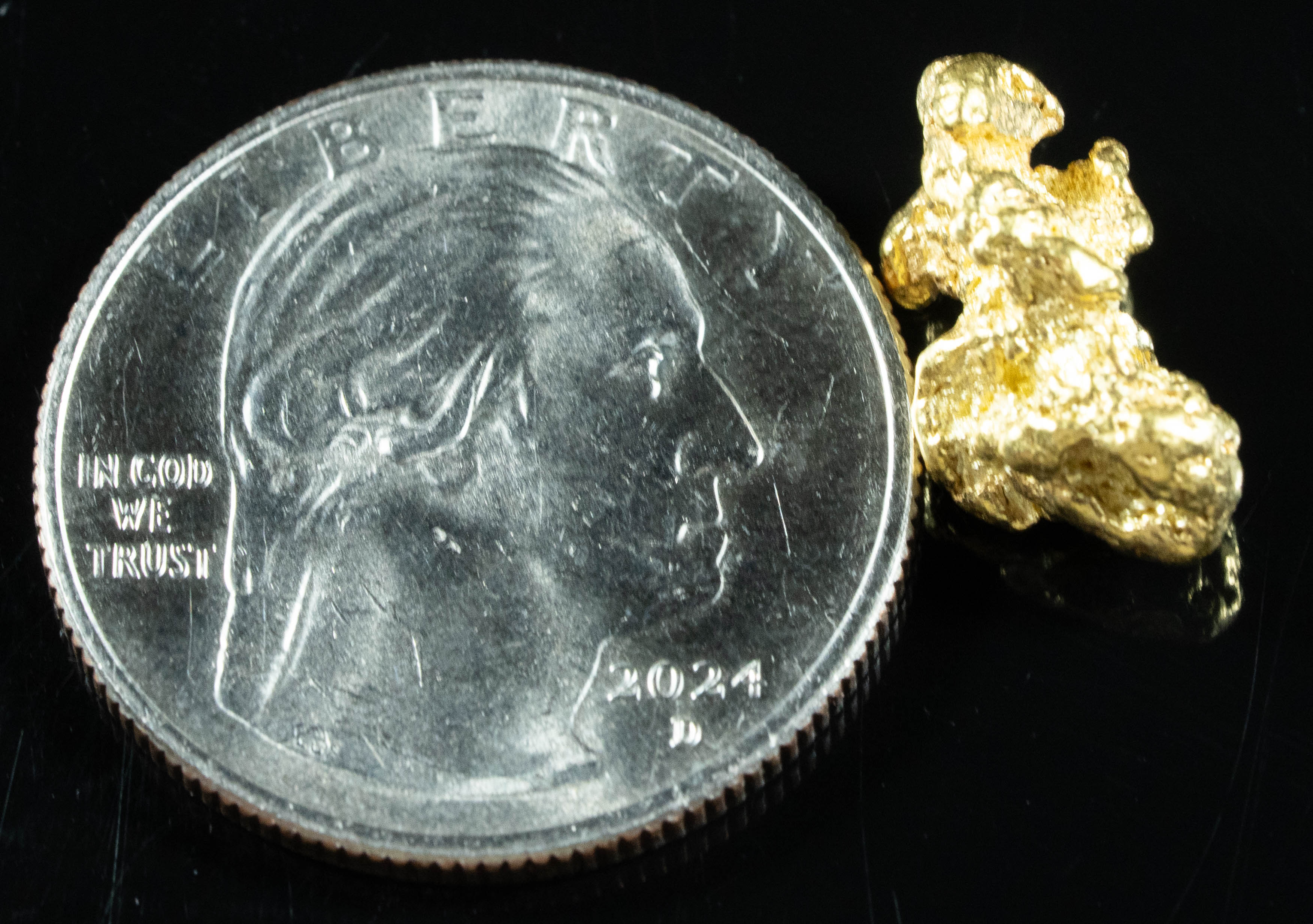 #254 Alaskan BC Natural Gold Nugget 3.75 Grams Genuine