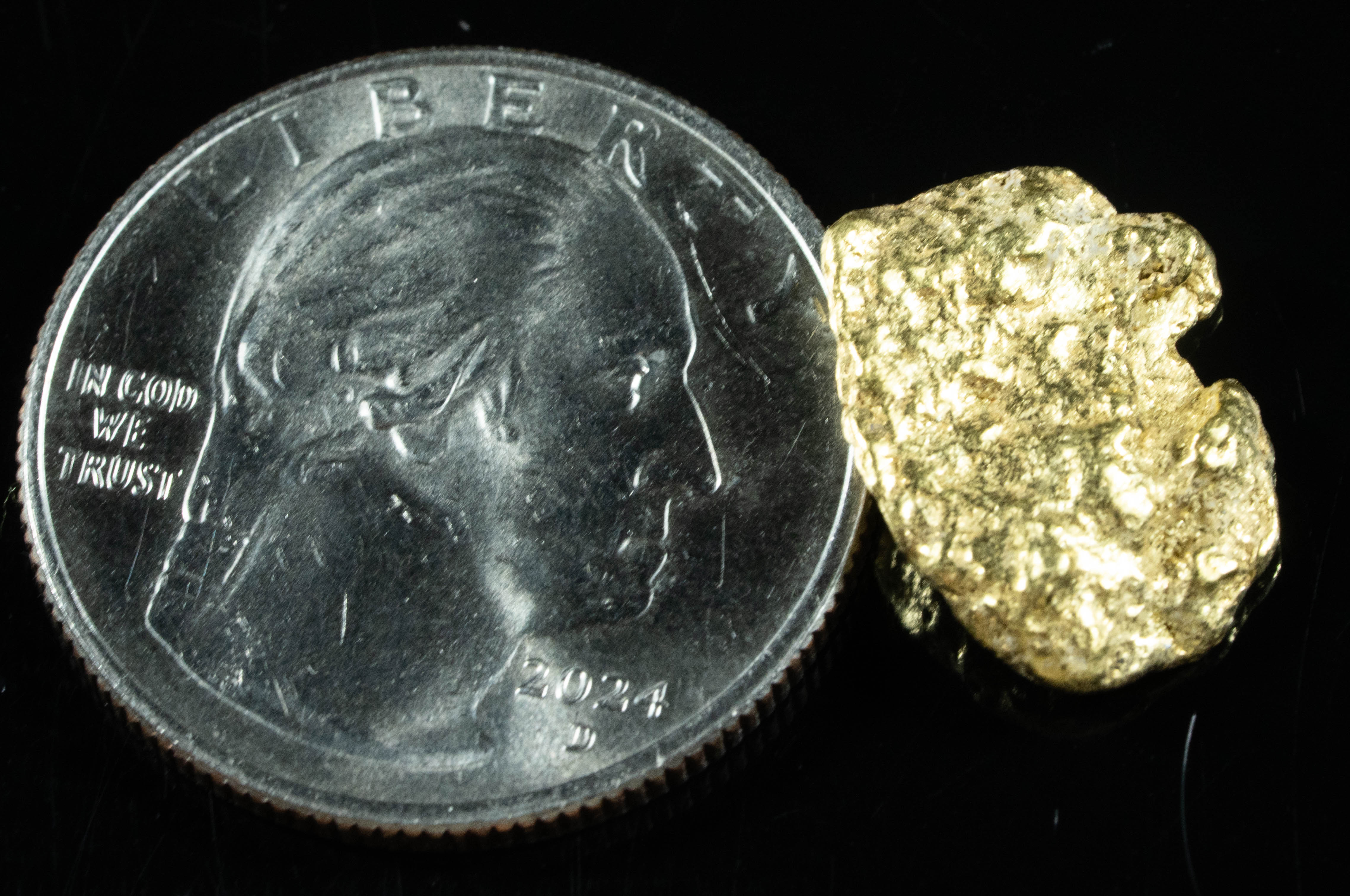 #257 Alaskan BC Natural Gold Nugget 3.40 Grams Genuine
