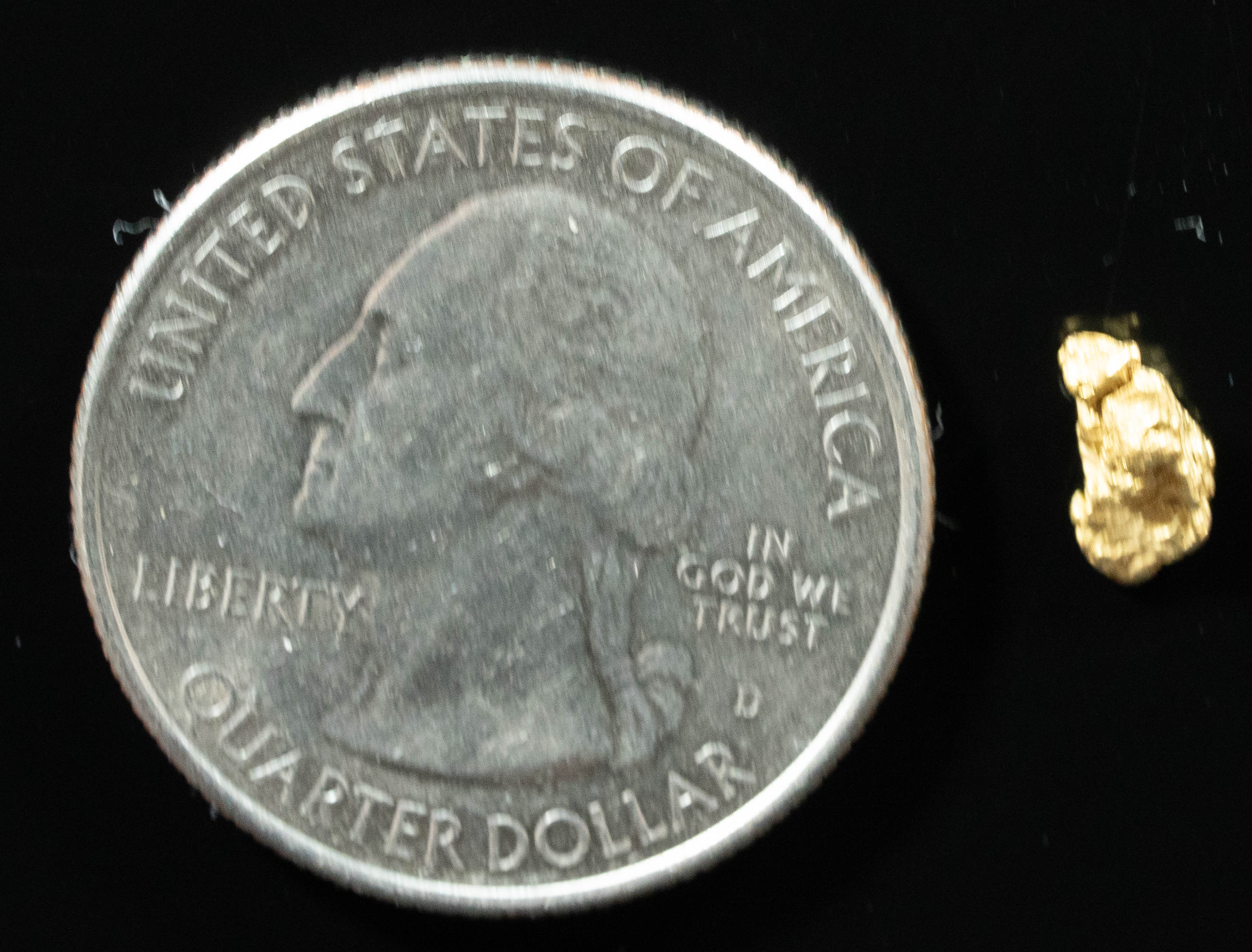 #172 Alaskan BC Natural Gold Nugget .39 Grams Genuine