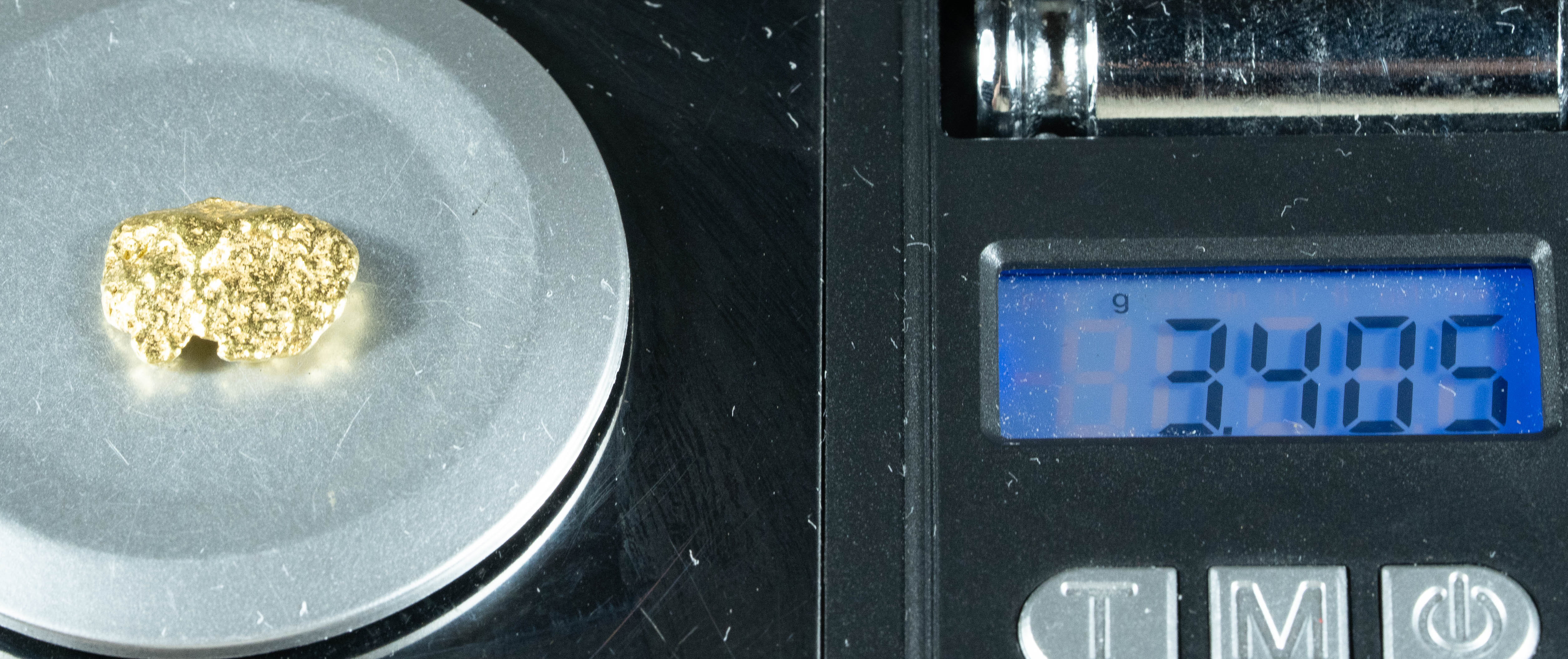 #257 Alaskan BC Natural Gold Nugget 3.40 Grams Genuine