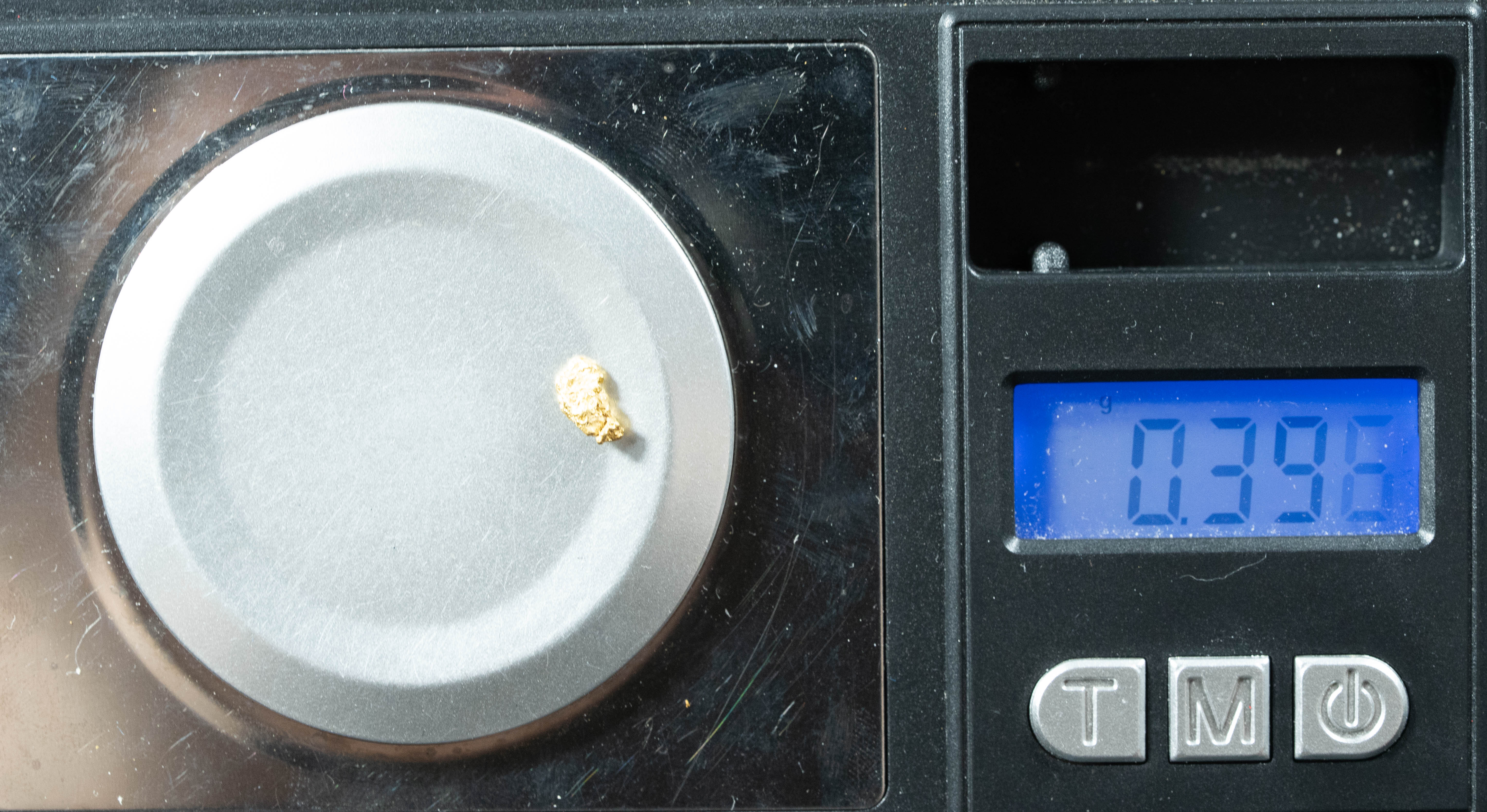 #172 Alaskan BC Natural Gold Nugget .39 Grams Genuine
