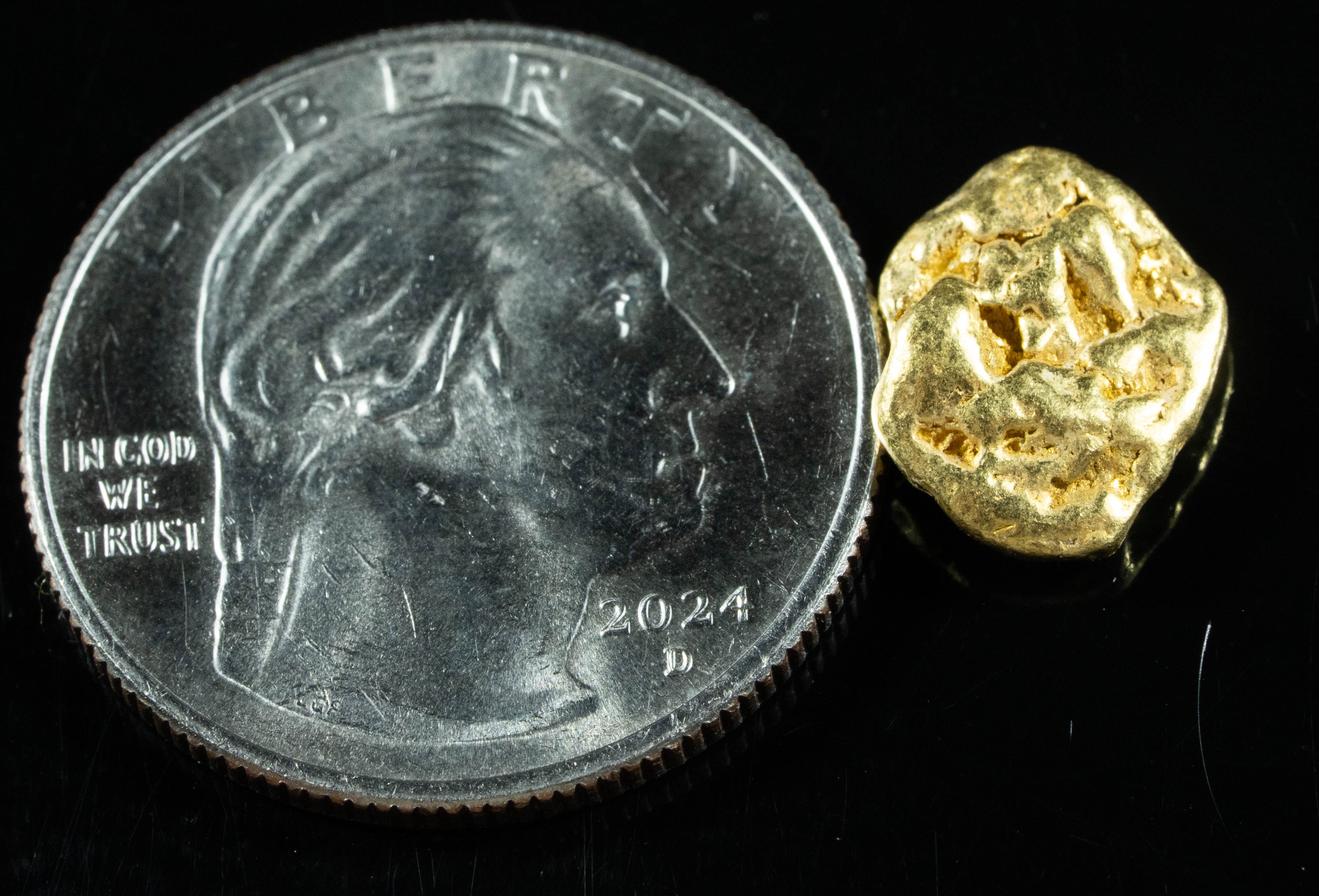 #261 Alaskan BC Natural Gold Nugget 2.72 Grams Genuine