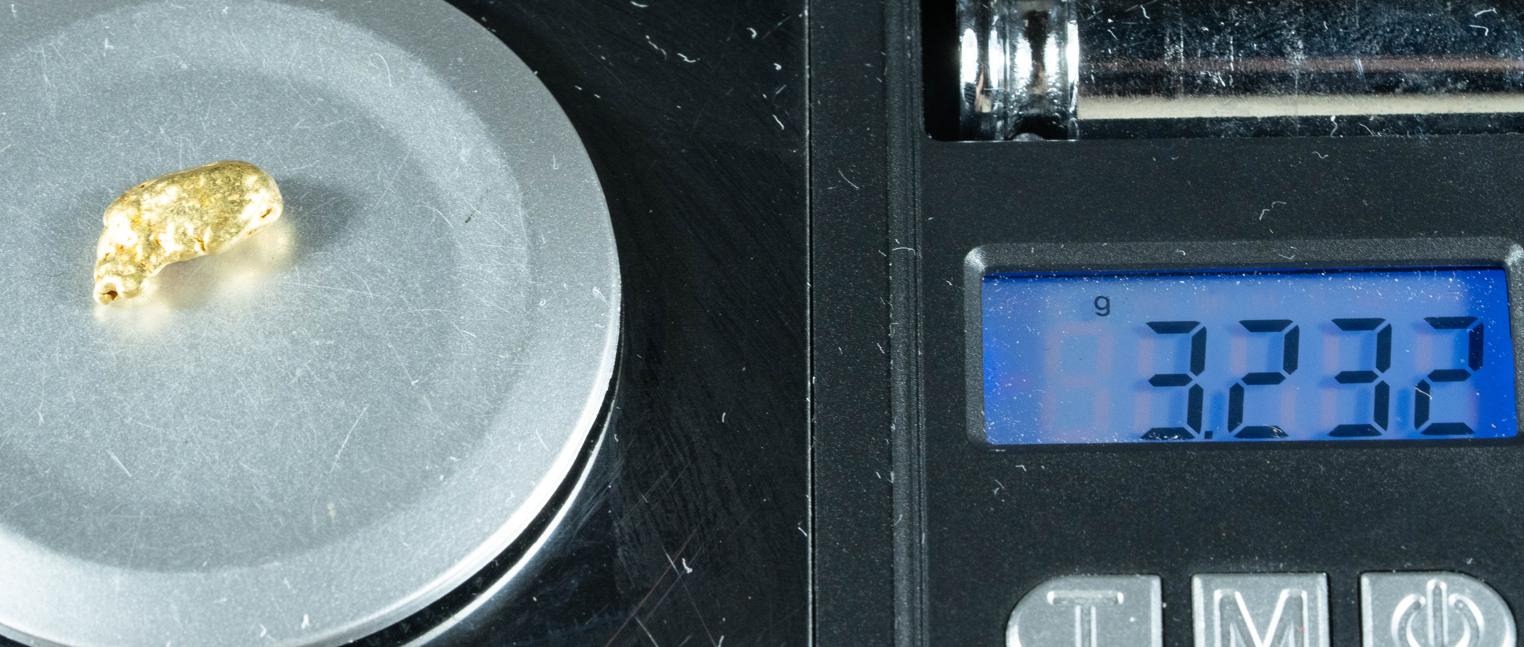 #262 Alaskan BC Natural Gold Nugget 3.23 Grams Genuine