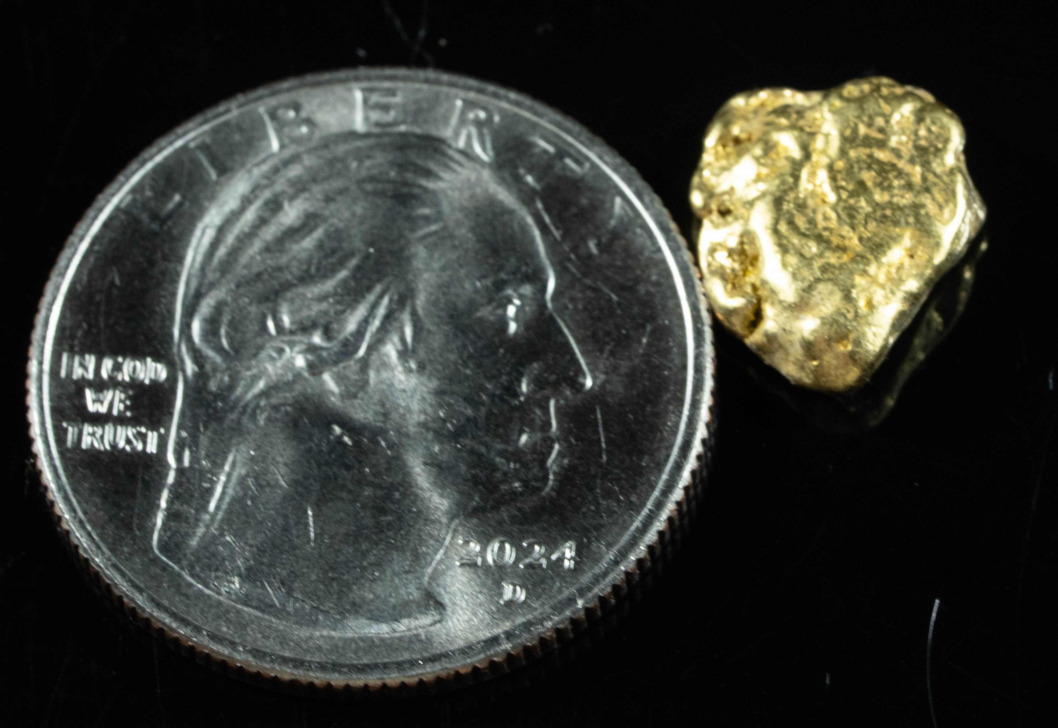 #264 Alaskan BC Natural Gold Nugget 3.37 Grams Genuine