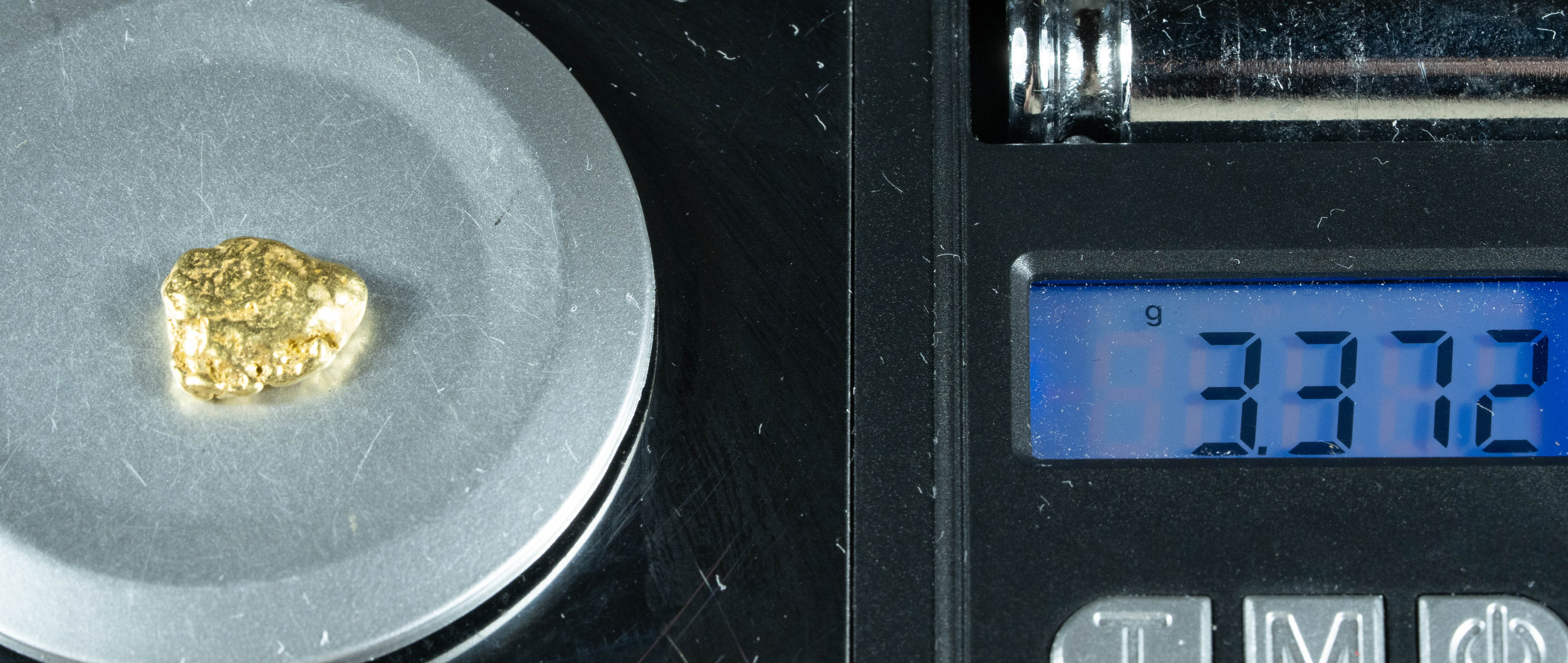 #264 Alaskan BC Natural Gold Nugget 3.37 Grams Genuine