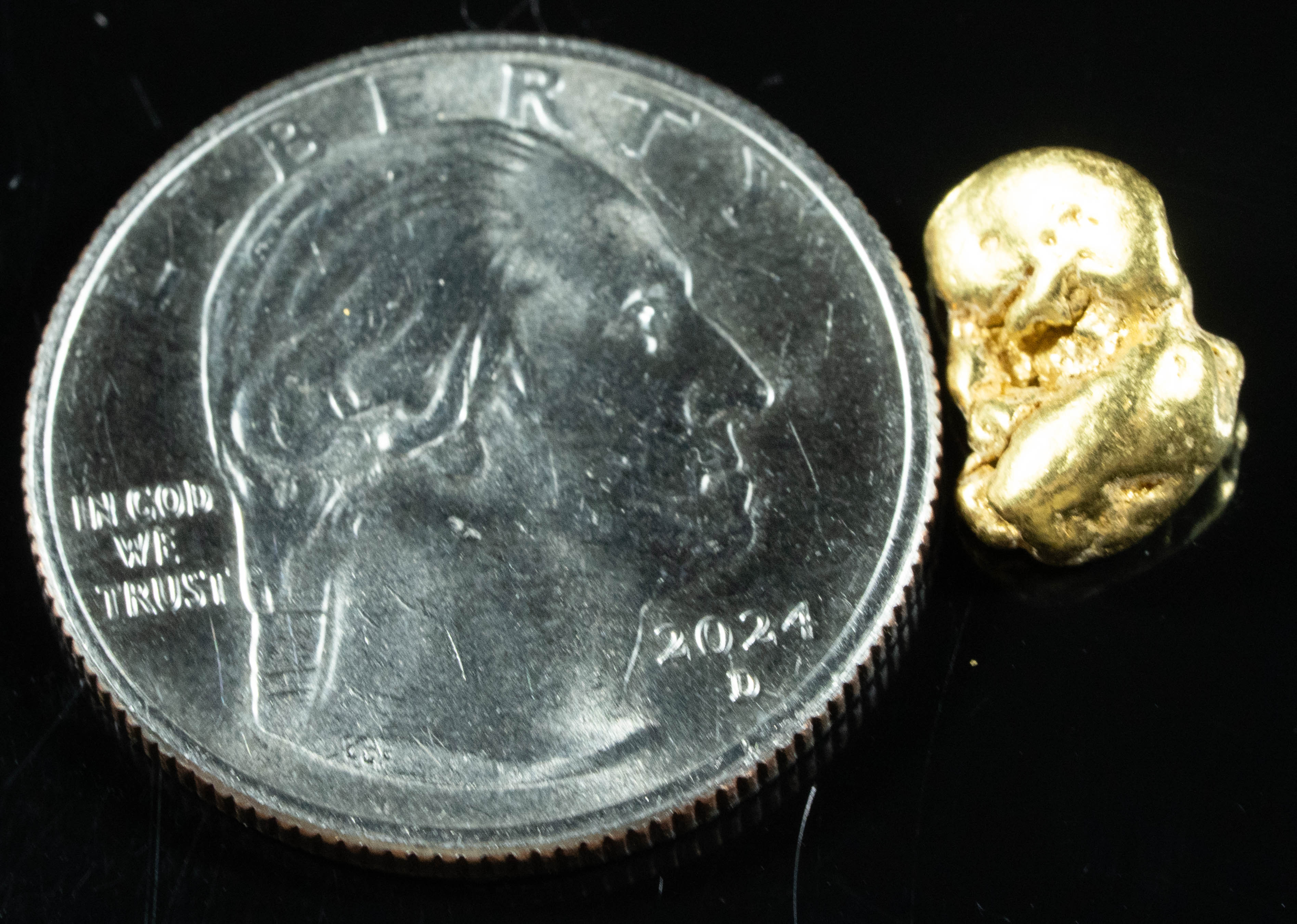 #276 Alaskan BC Natural Gold Nugget 2.51 Grams Genuine