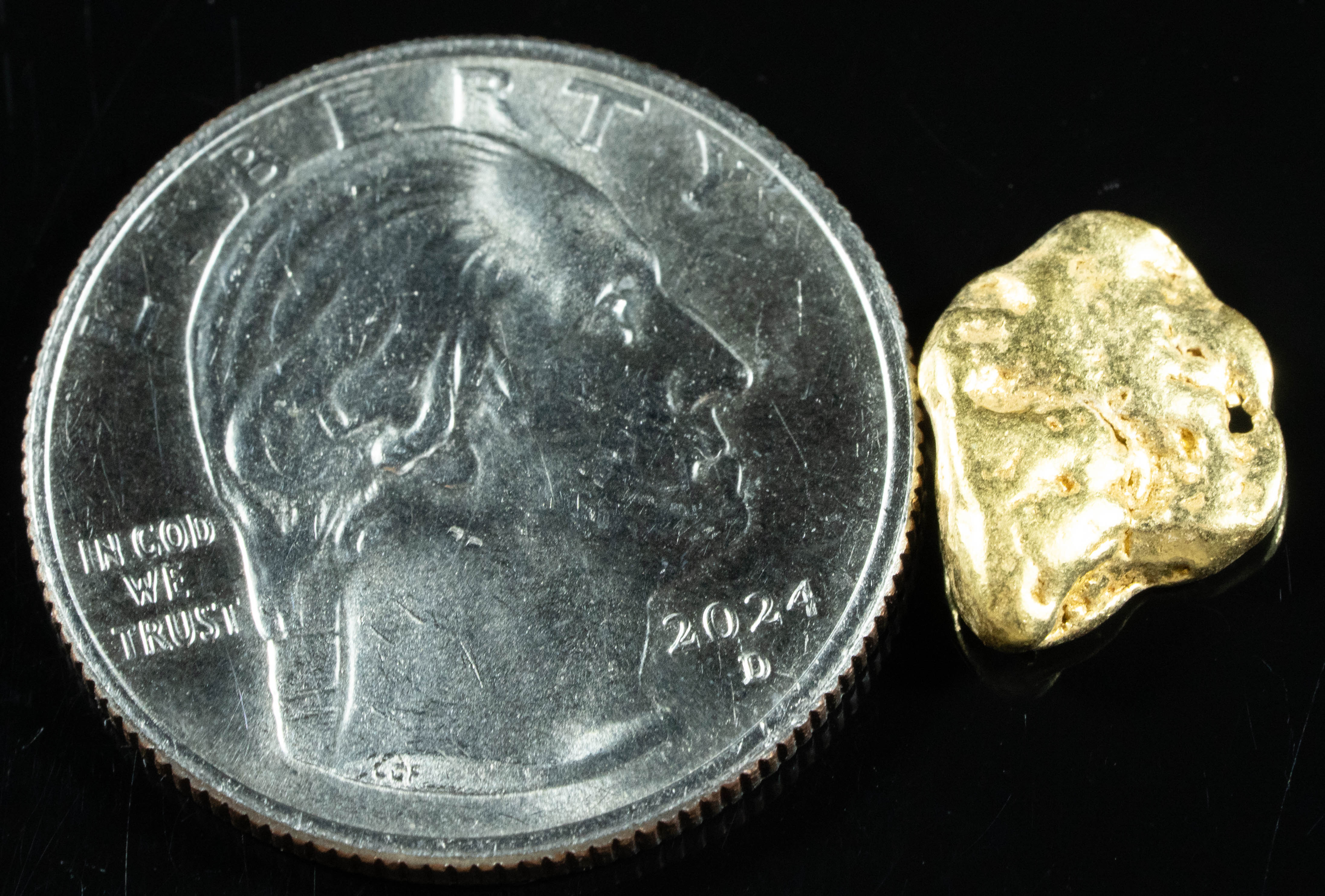 #279 Alaskan BC Natural Gold Nugget 2.75 Grams Genuine