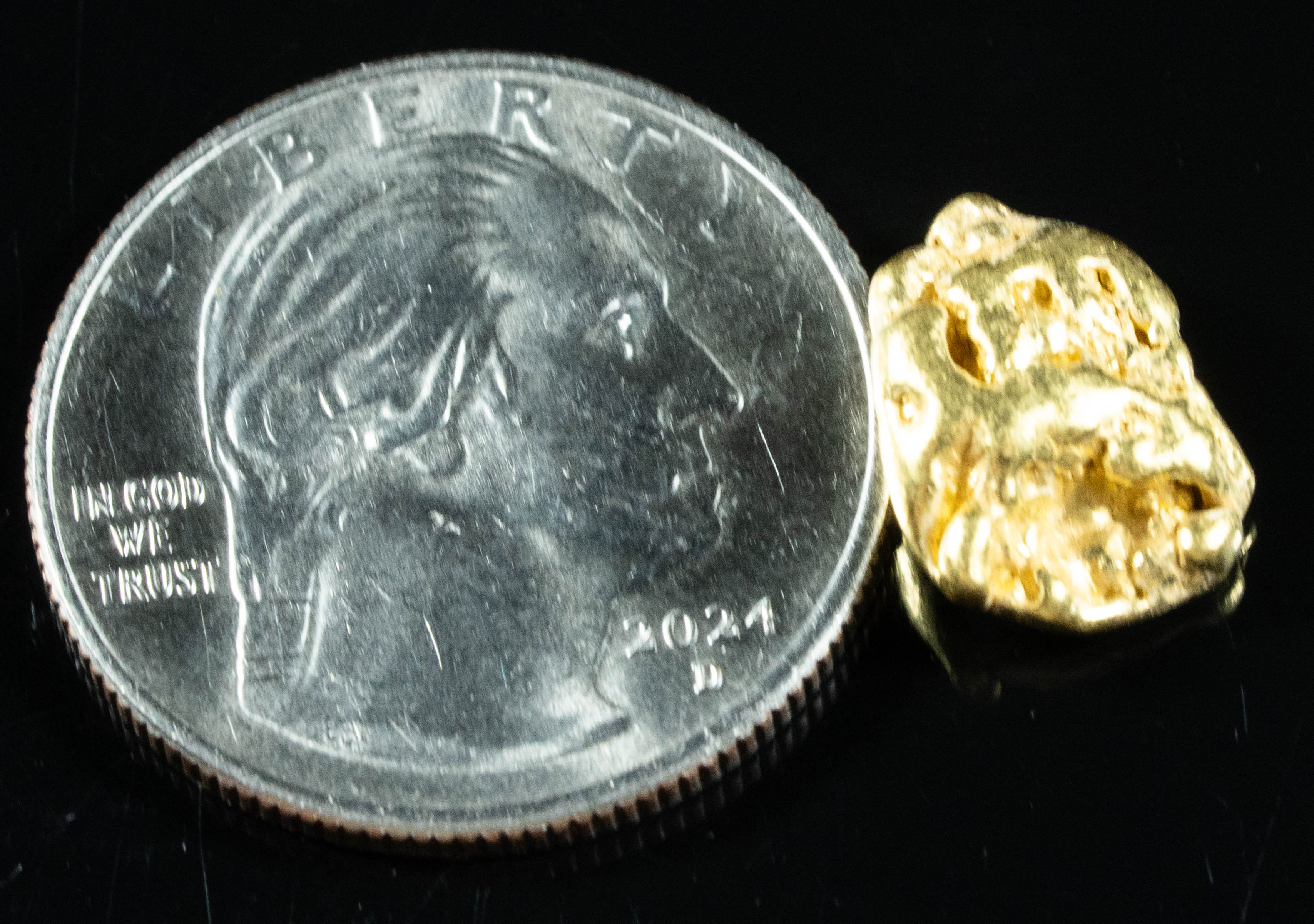 #286 Alaskan BC Natural Gold Nugget 4.78 Grams Genuine