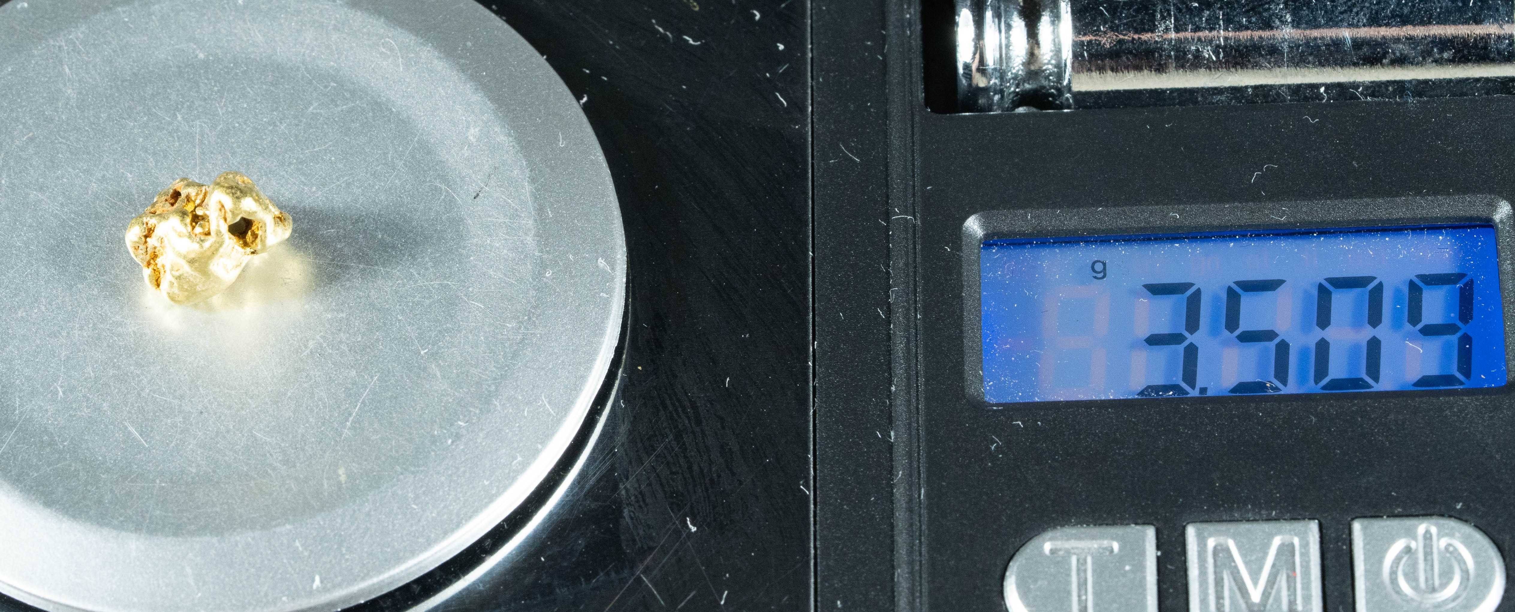 #297 Alaskan BC Natural Gold Nugget 3.50 Grams Genuine