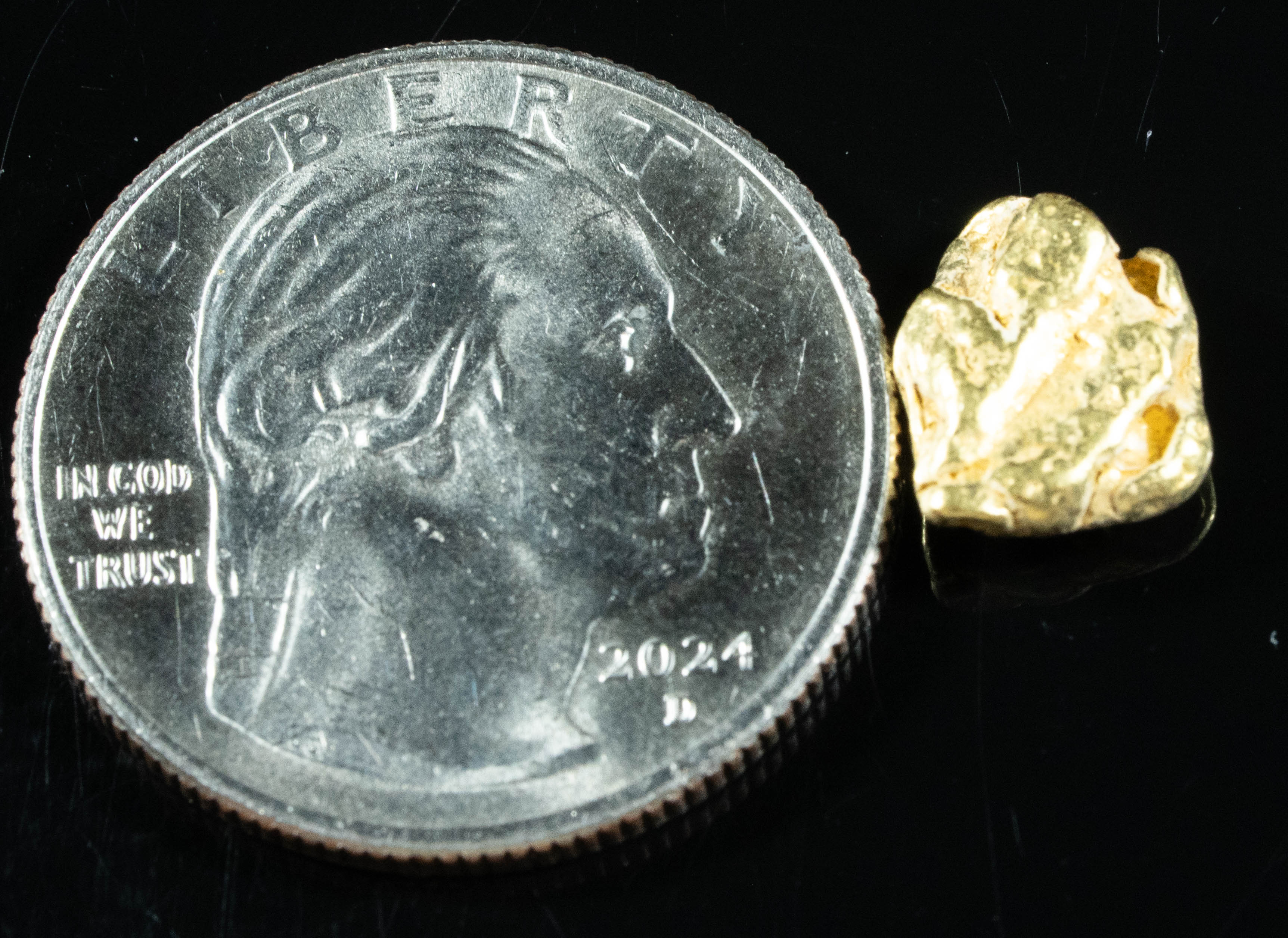 #303 Alaskan BC Natural Gold Nugget 2.66 Grams Genuine