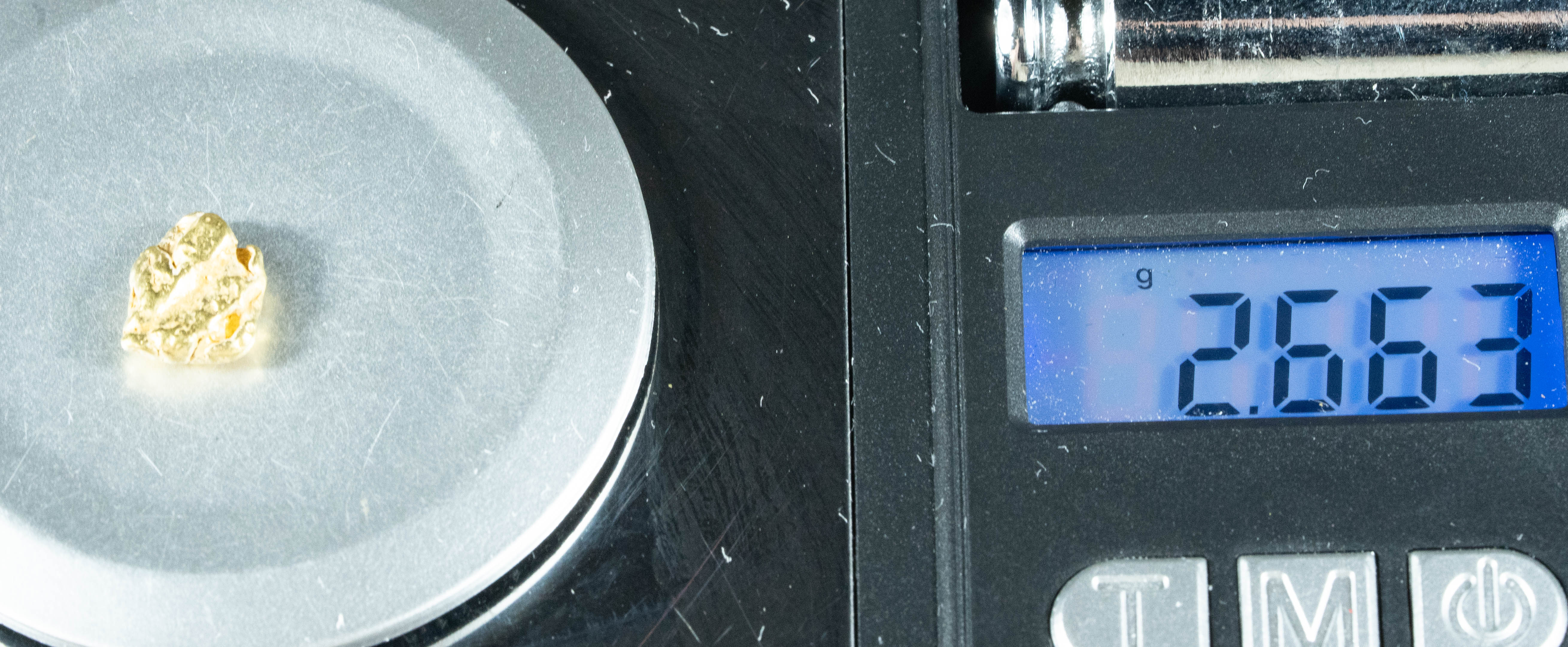 #303 Alaskan BC Natural Gold Nugget 2.66 Grams Genuine