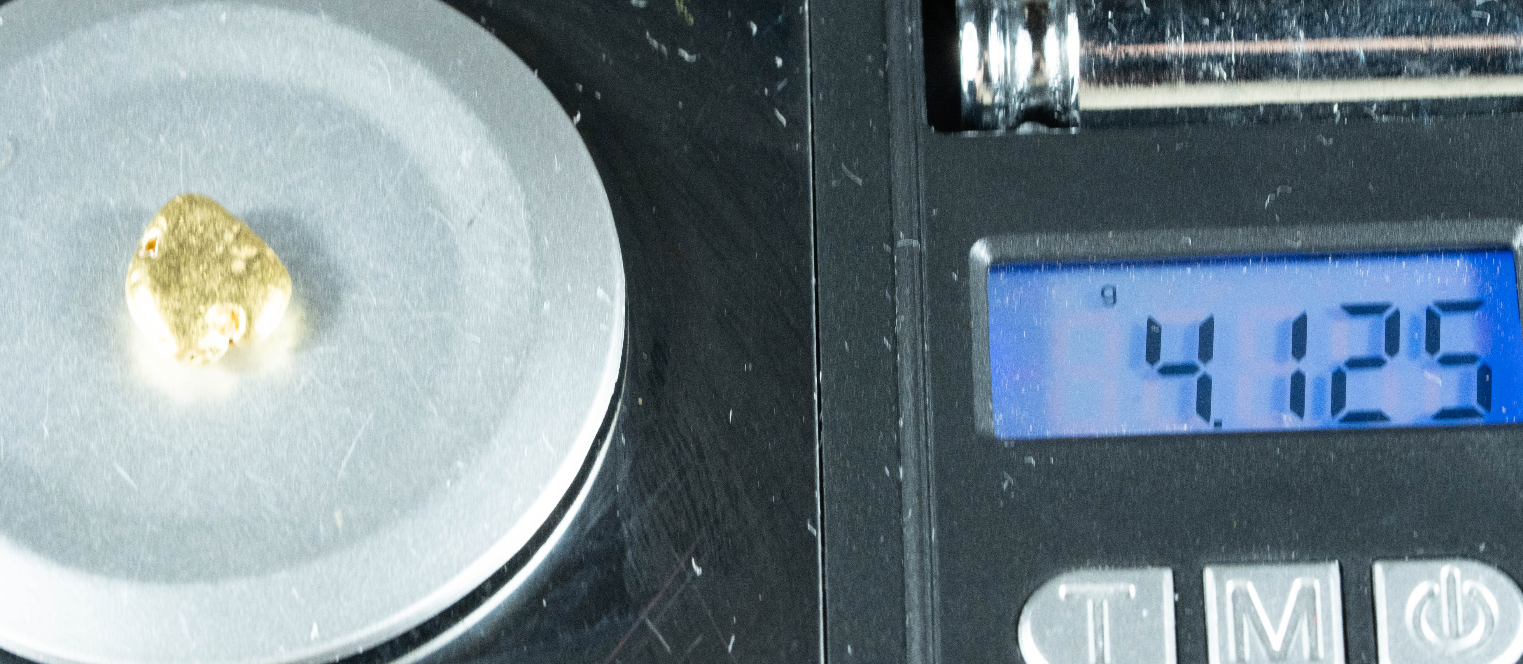 #306 Alaskan BC Natural Gold Nugget 4.12 Grams Genuine