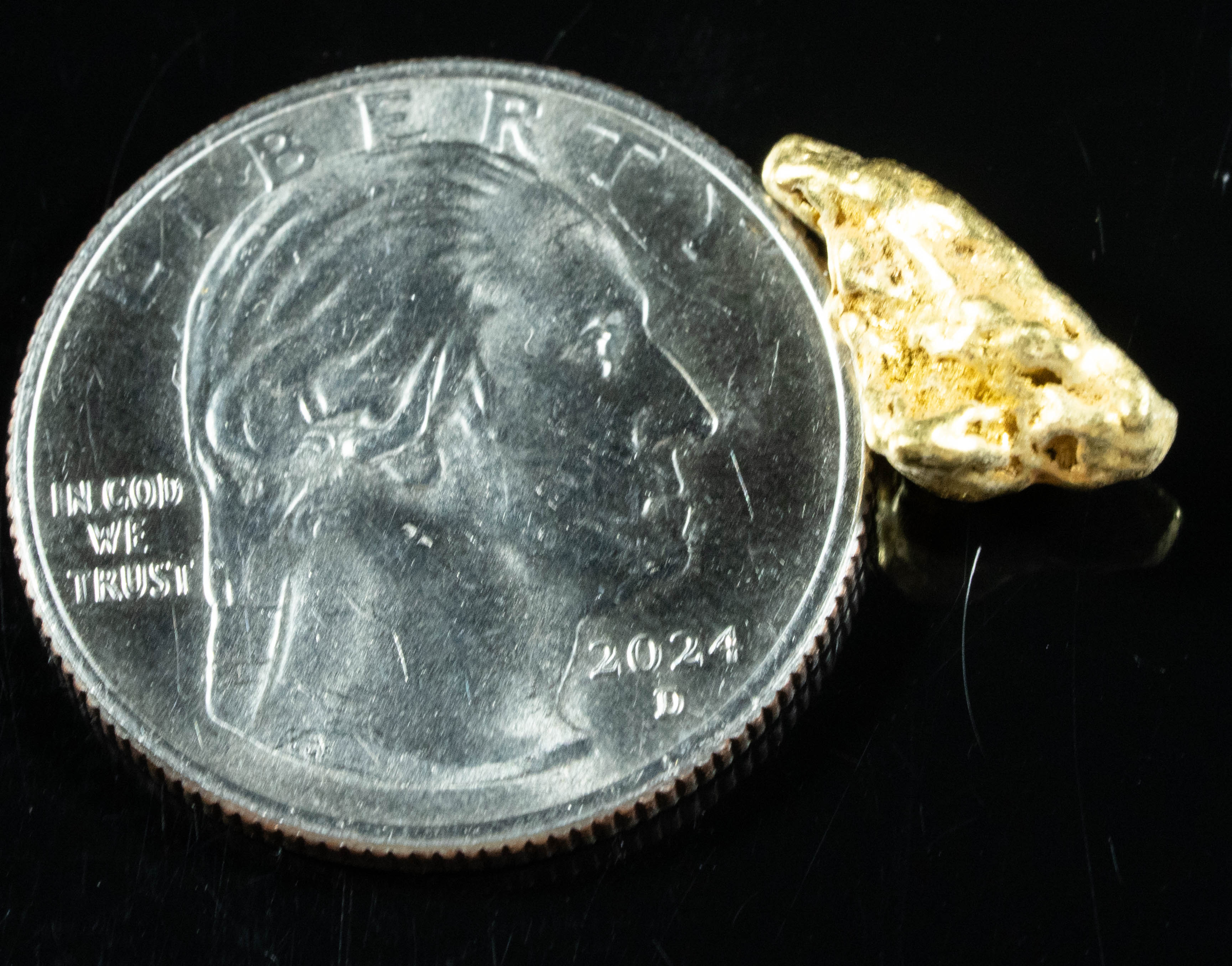 #309 Alaskan BC Natural Gold Nugget 2.72 Grams Genuine