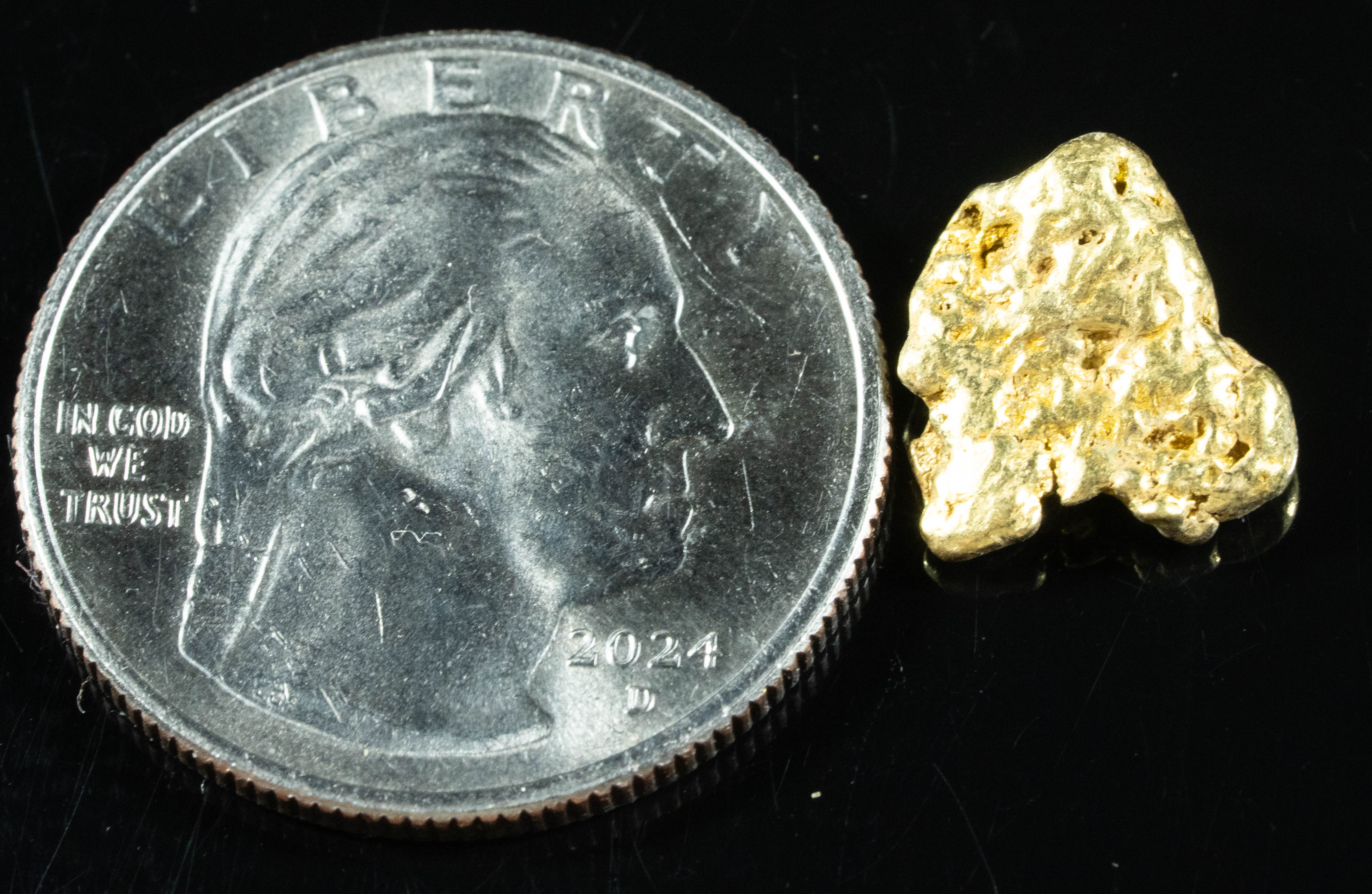 #324 Alaskan BC Natural Gold Nugget 2.73 Grams Genuine