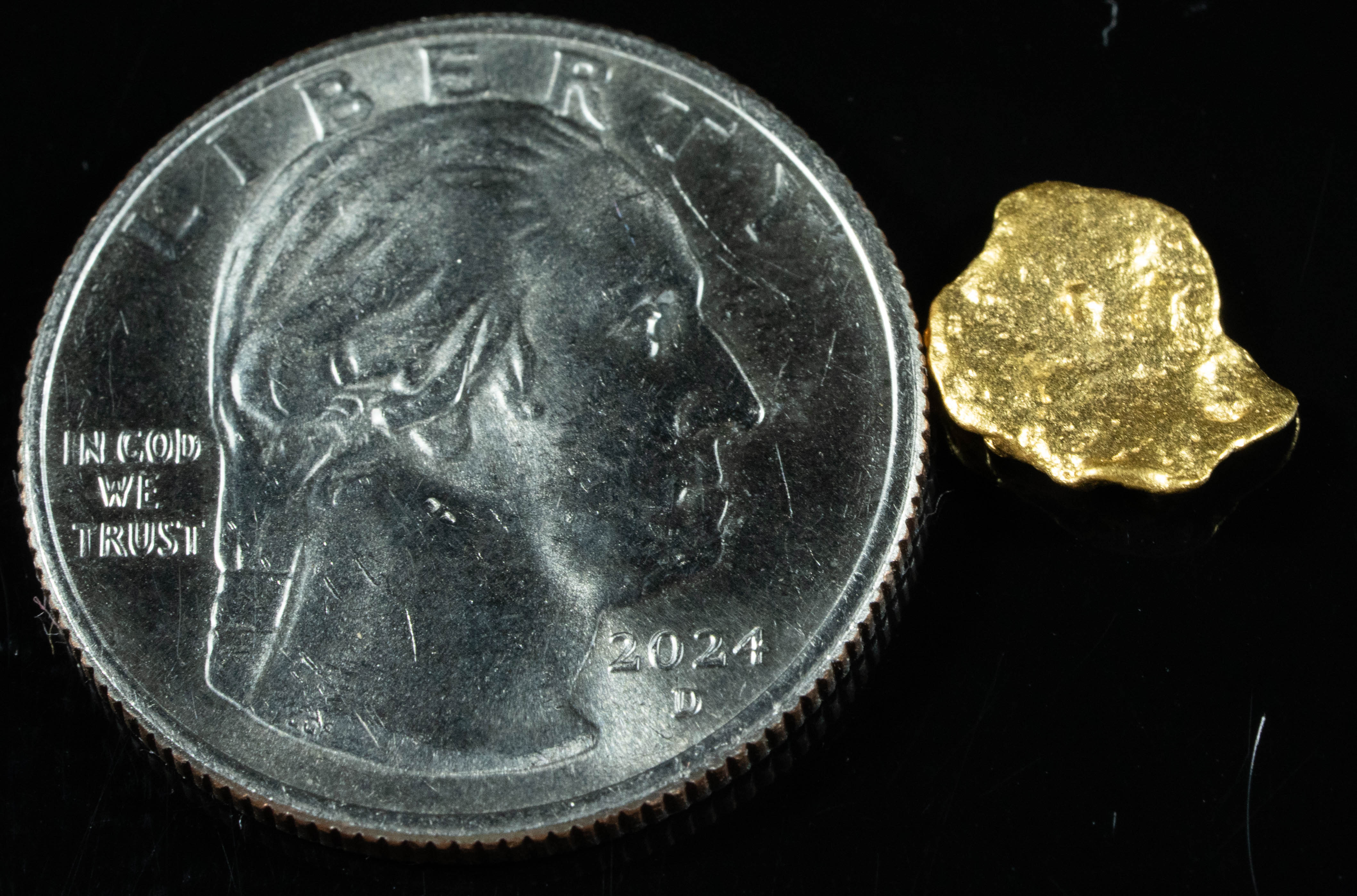 #724 Natural Gold Nugget Australian 1.16 Grams Genuine
