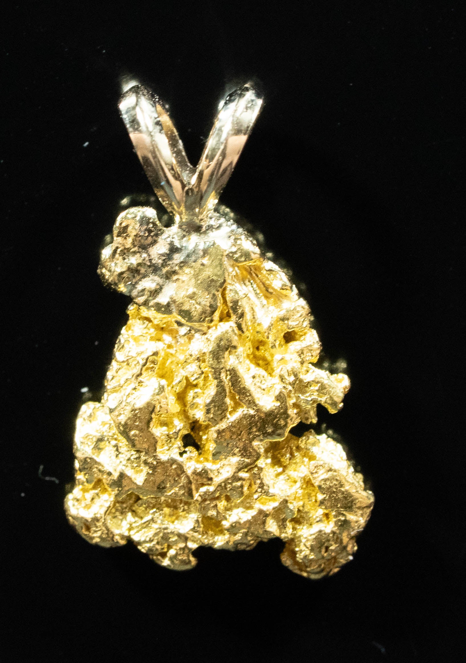 #697 Alaskan-Yukon BC Natural Gold Nugget Pendant 2.24 Grams Authentic