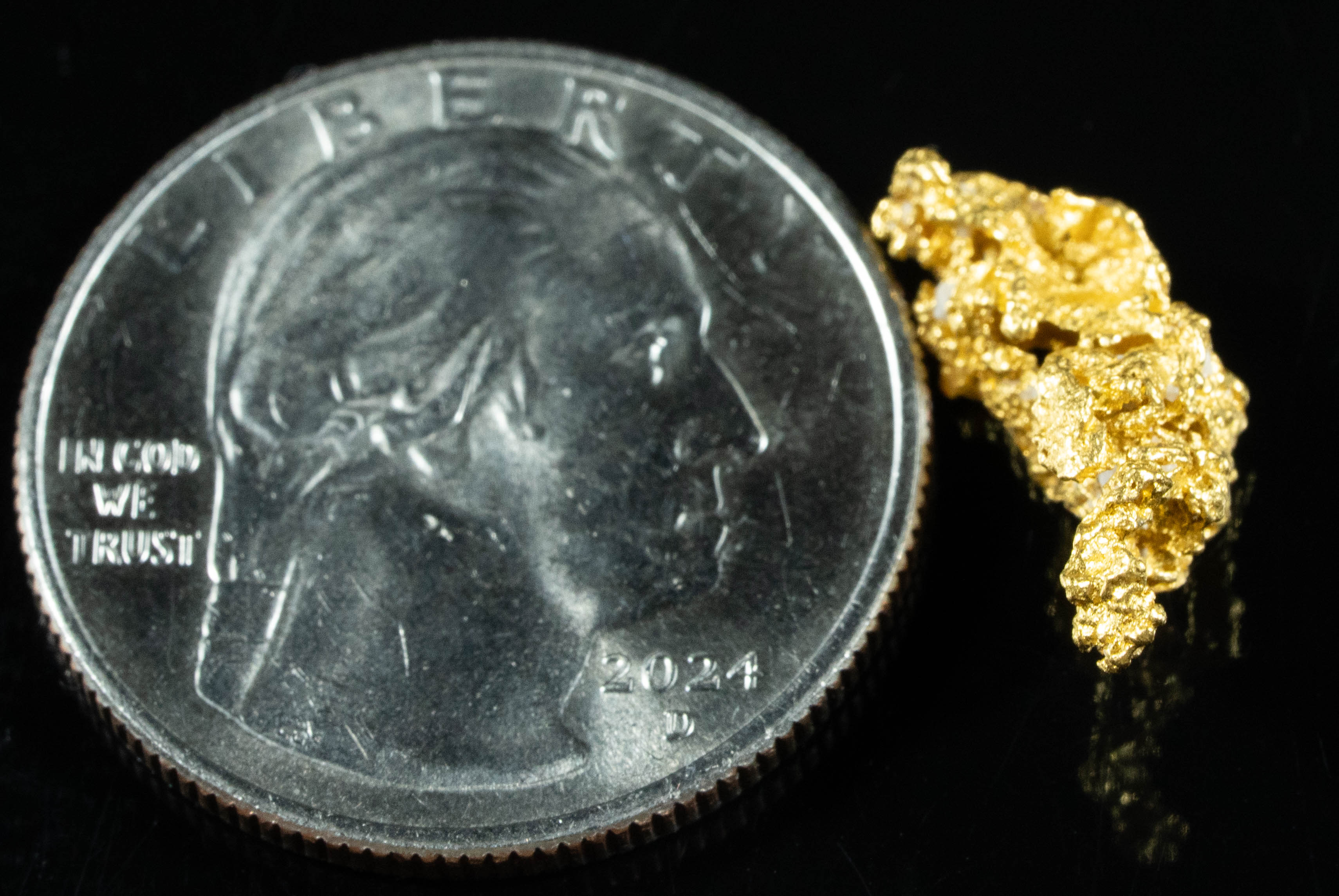 #736 Natural Gold Nugget Australian 1.81 Grams Genuine