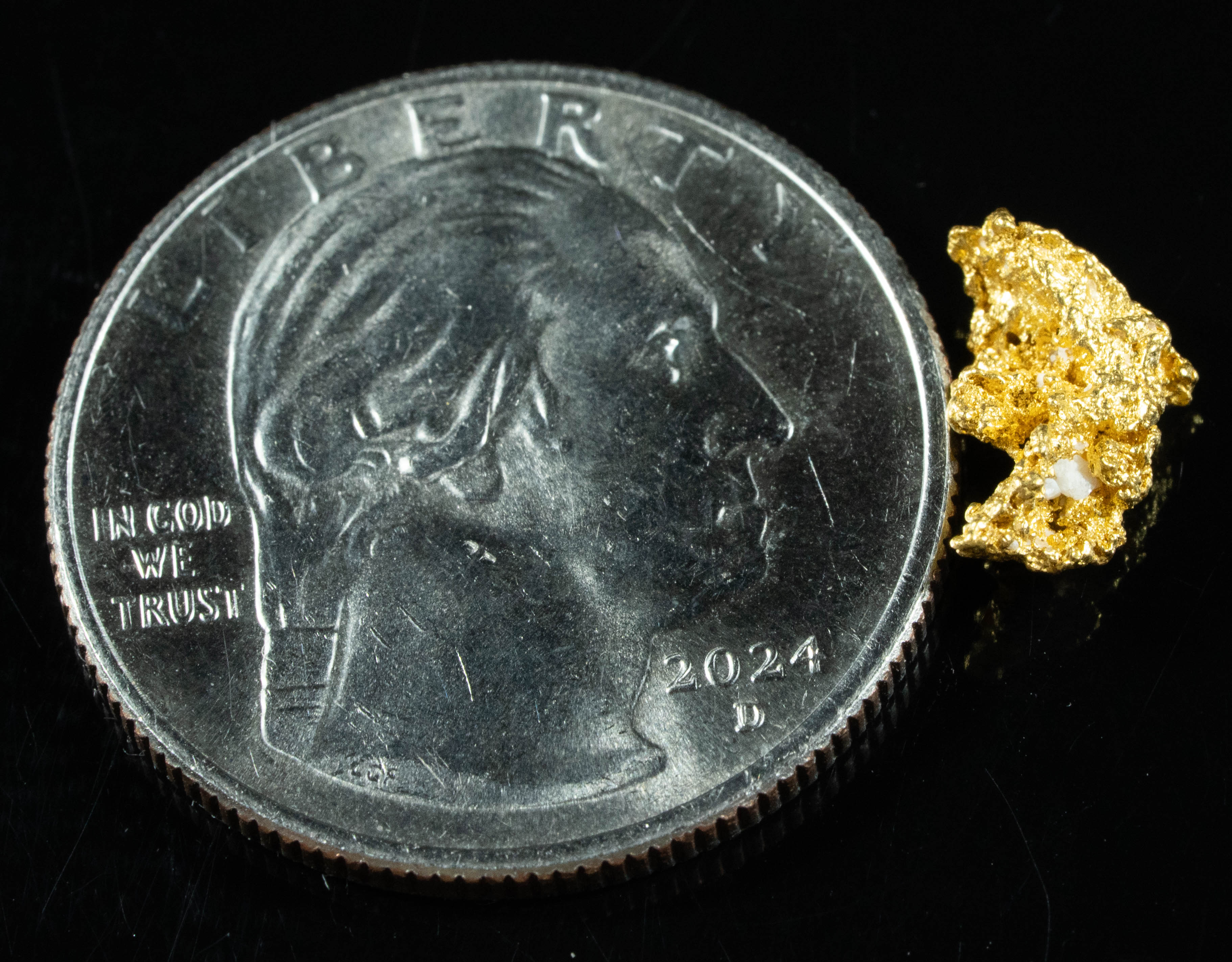 #738 Natural Gold Nugget Australian .70 Grams Genuine