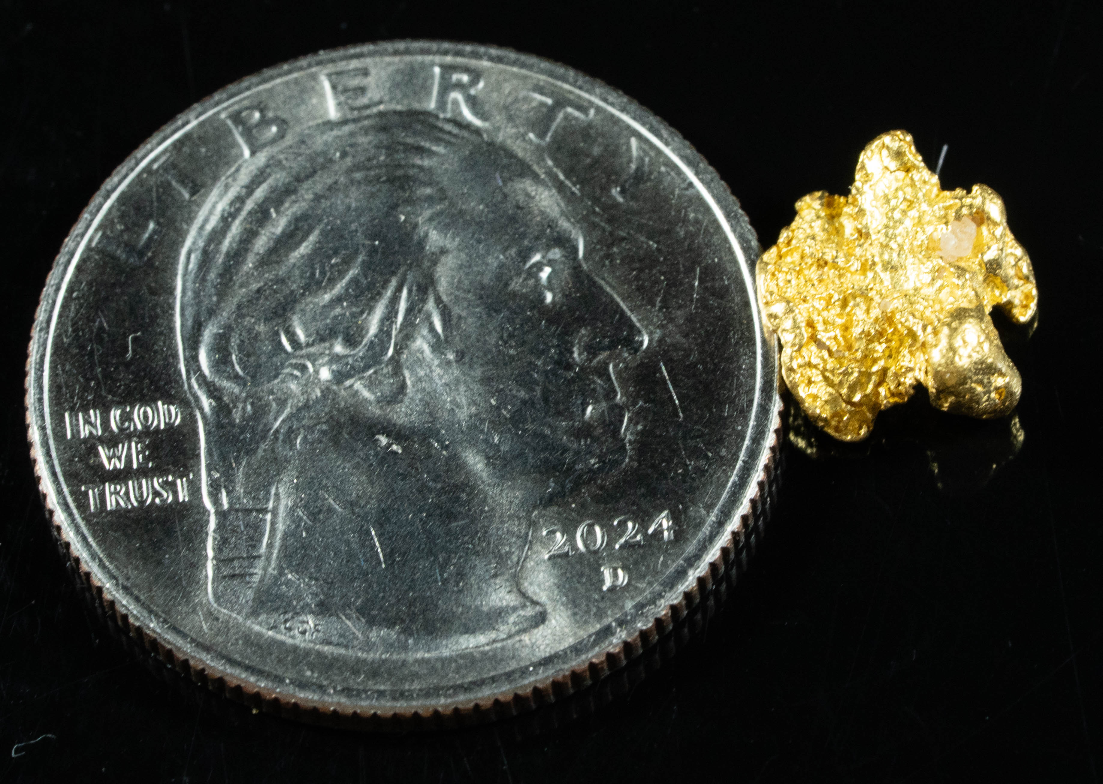 #743 Natural Gold Nugget Australian 1.44 Grams Genuine