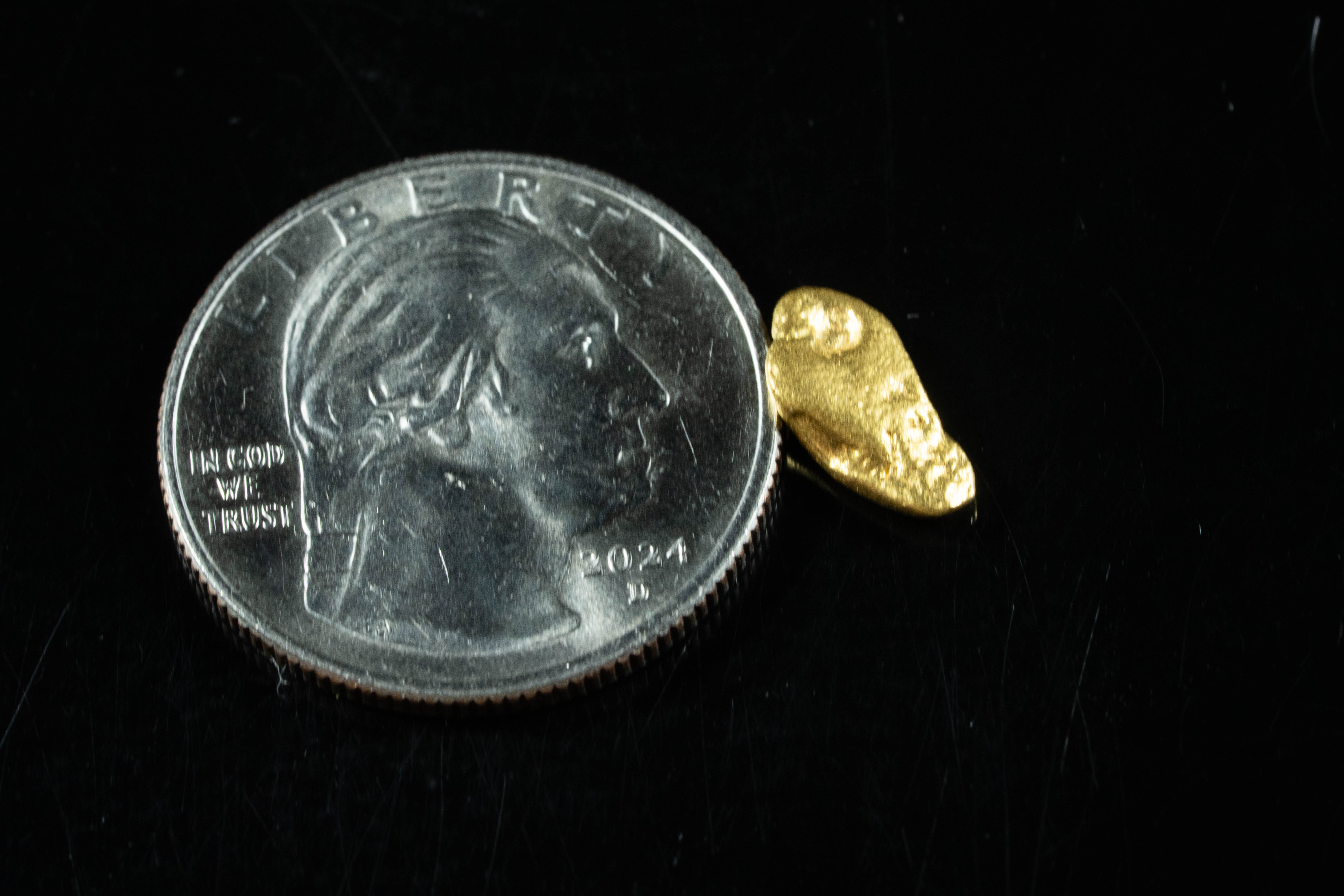 #745 Natural Gold Nugget Australian 1.48 Grams Genuine