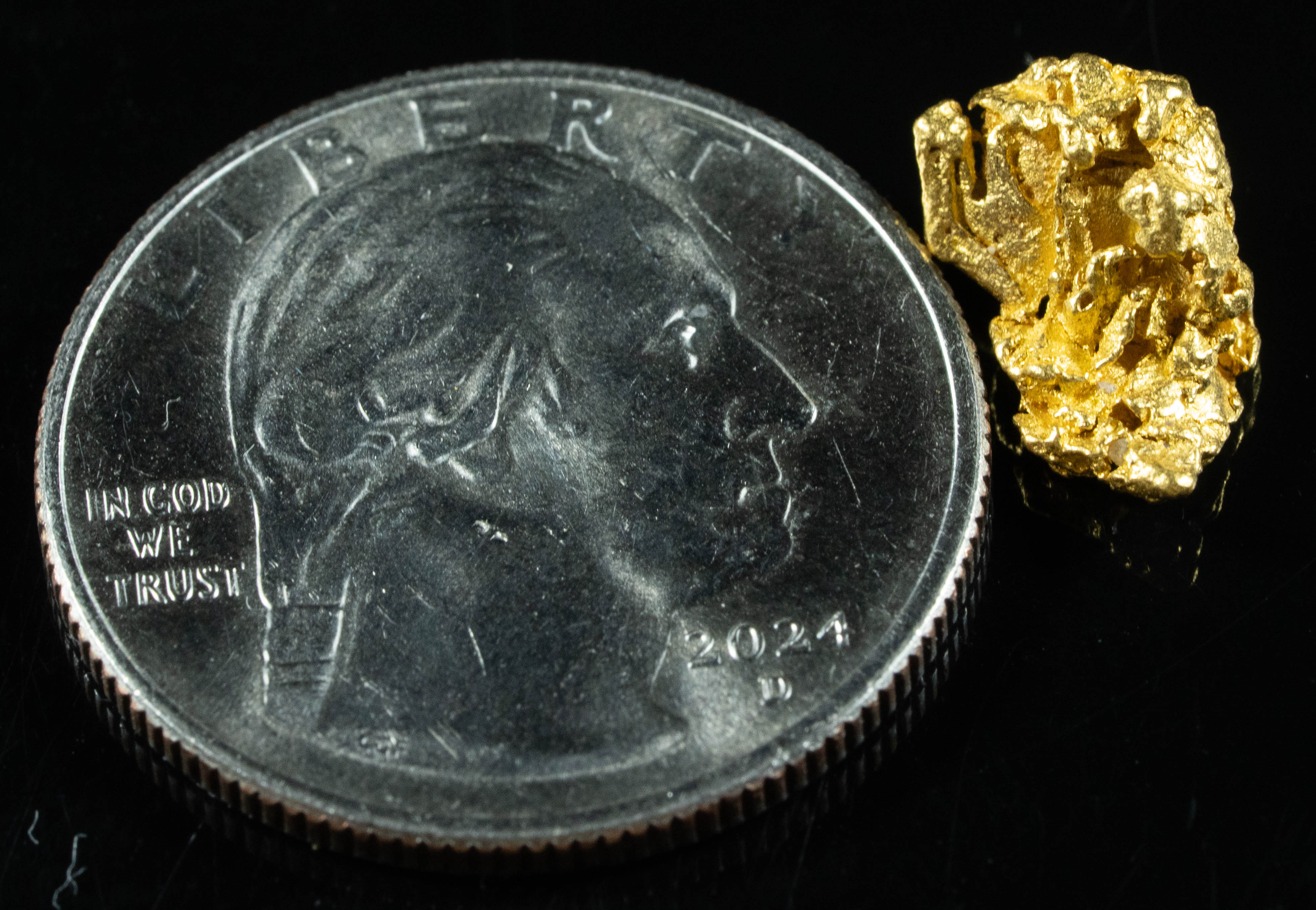 #746 Natural Gold Nugget Australian 1.50 Grams Genuine