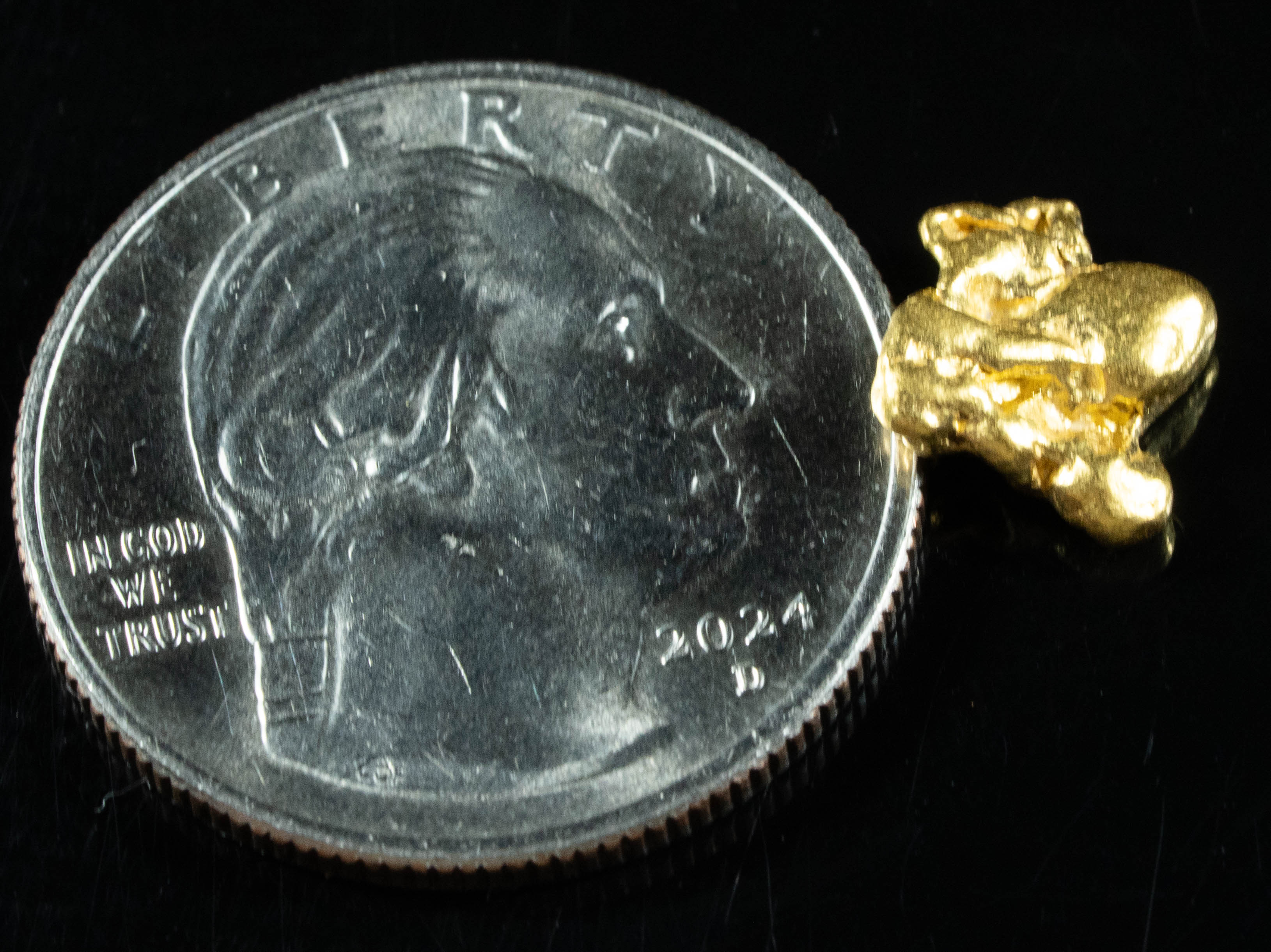 #747 Natural Gold Nugget Australian 1.77 Grams Genuine