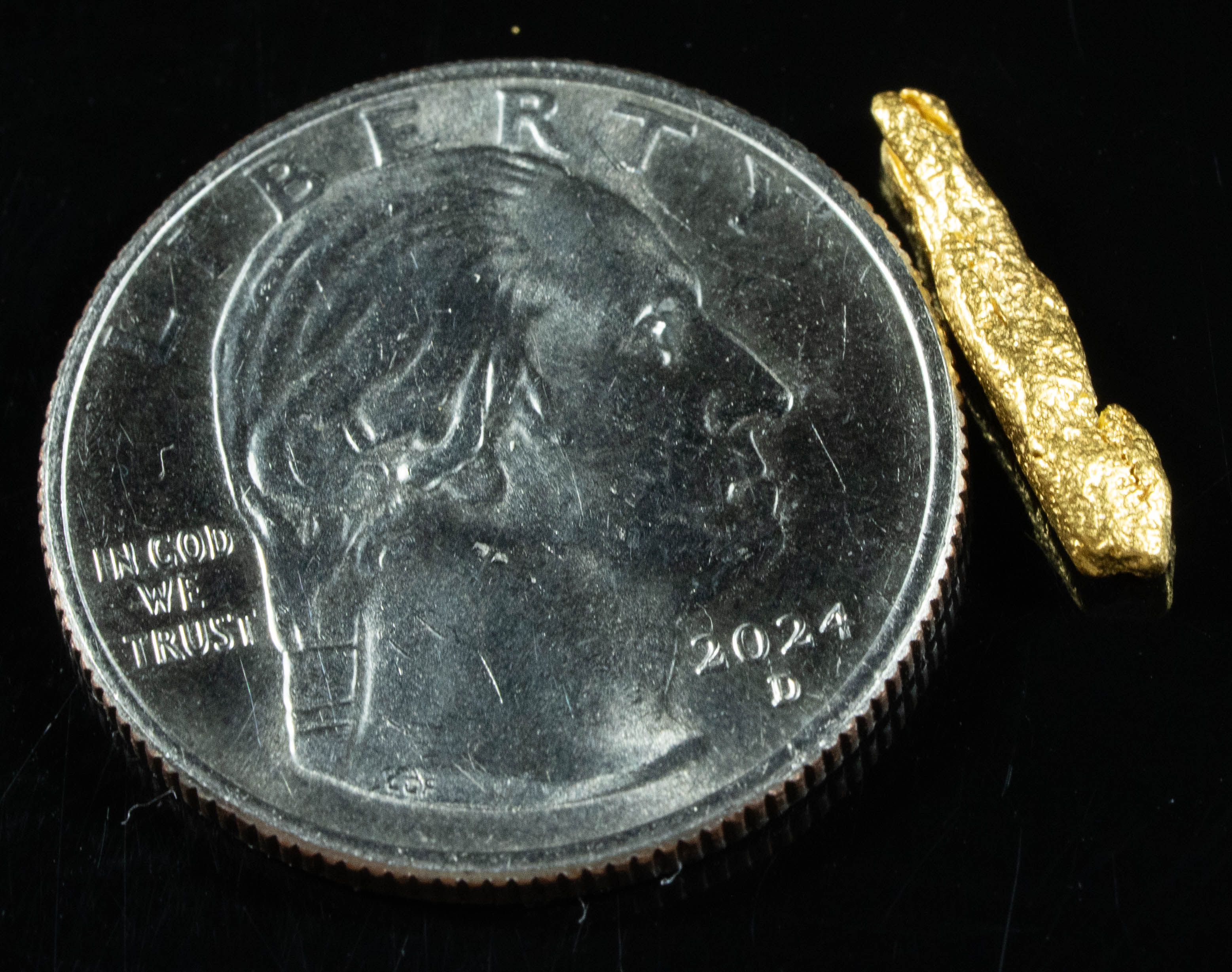 #748 Natural Gold Nugget Australian 1.15 Grams Genuine