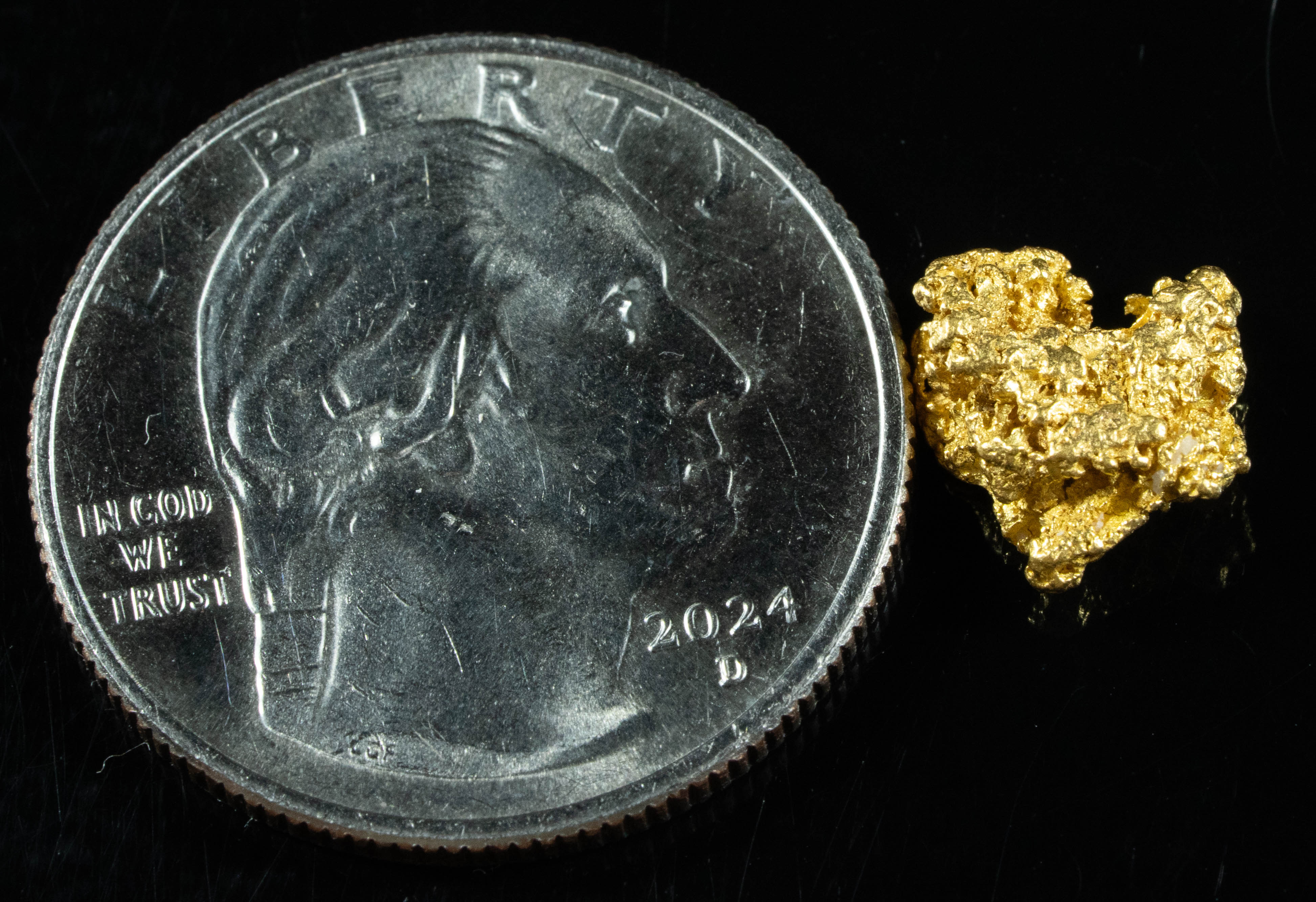 #757 Natural Gold Nugget Australian 1.49 Grams Genuine