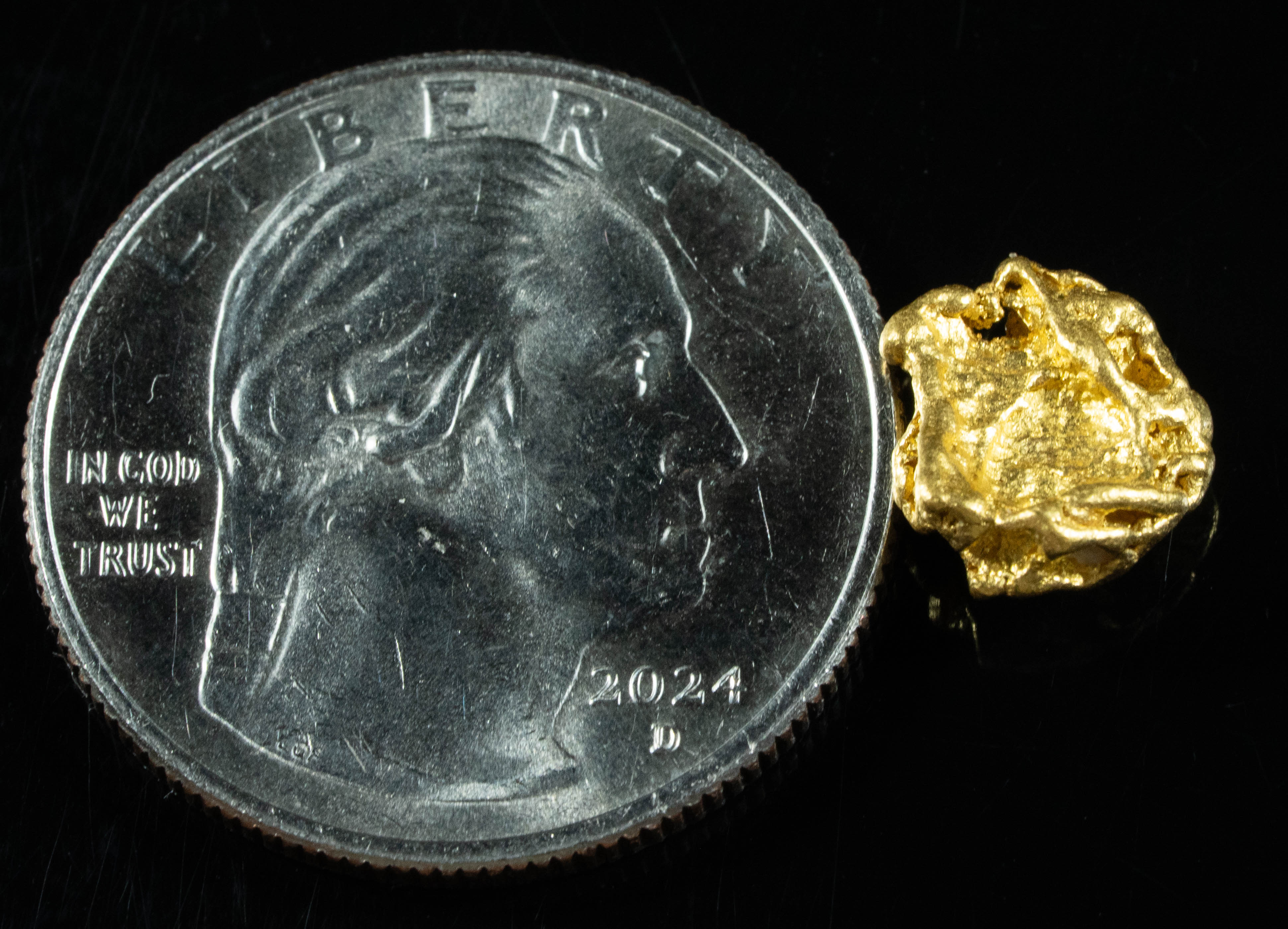 #765 Natural Gold Nugget Australian 1.73 Grams Genuine