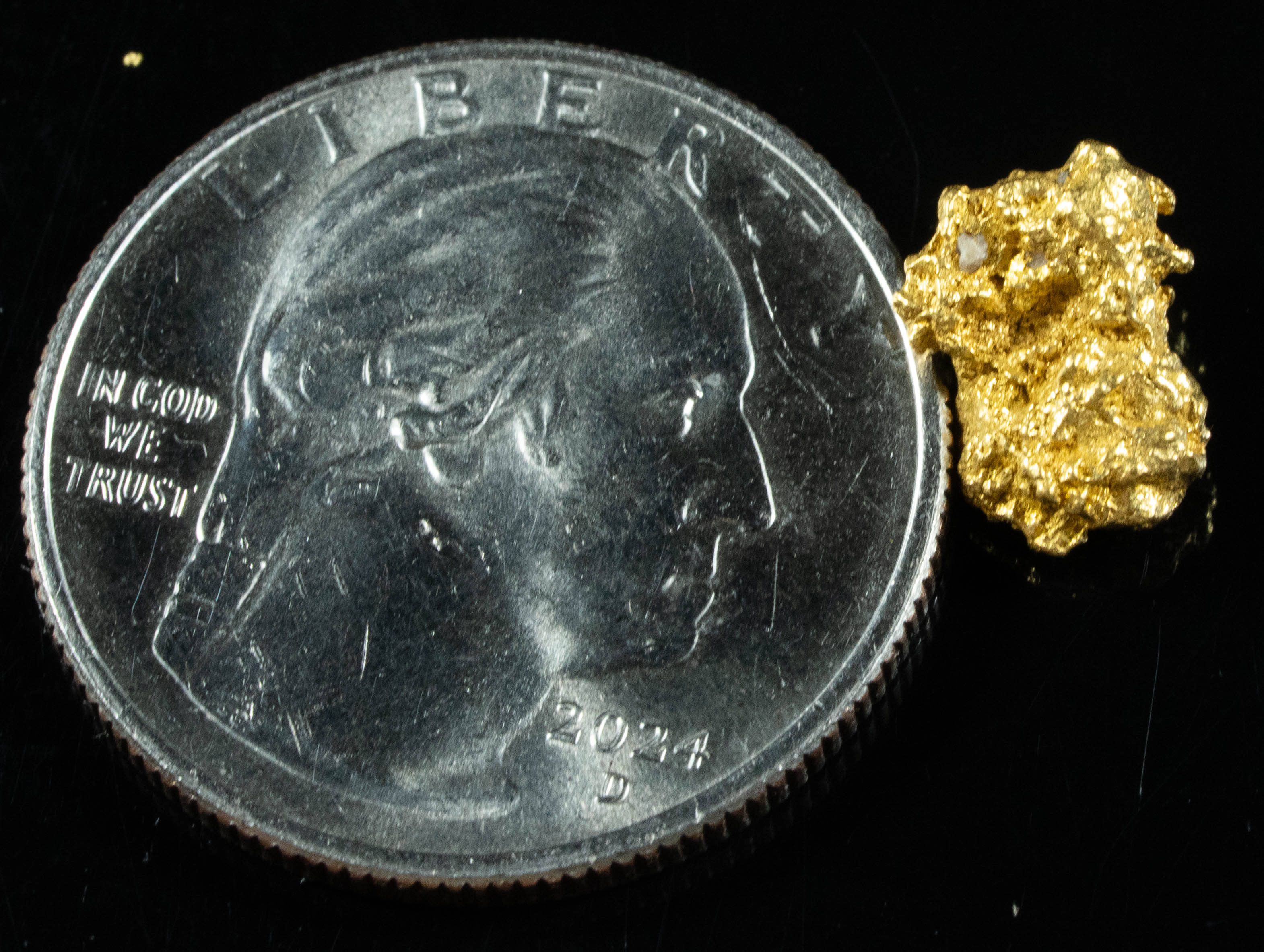 #766 Natural Gold Nugget Australian 1.46 Grams Genuine