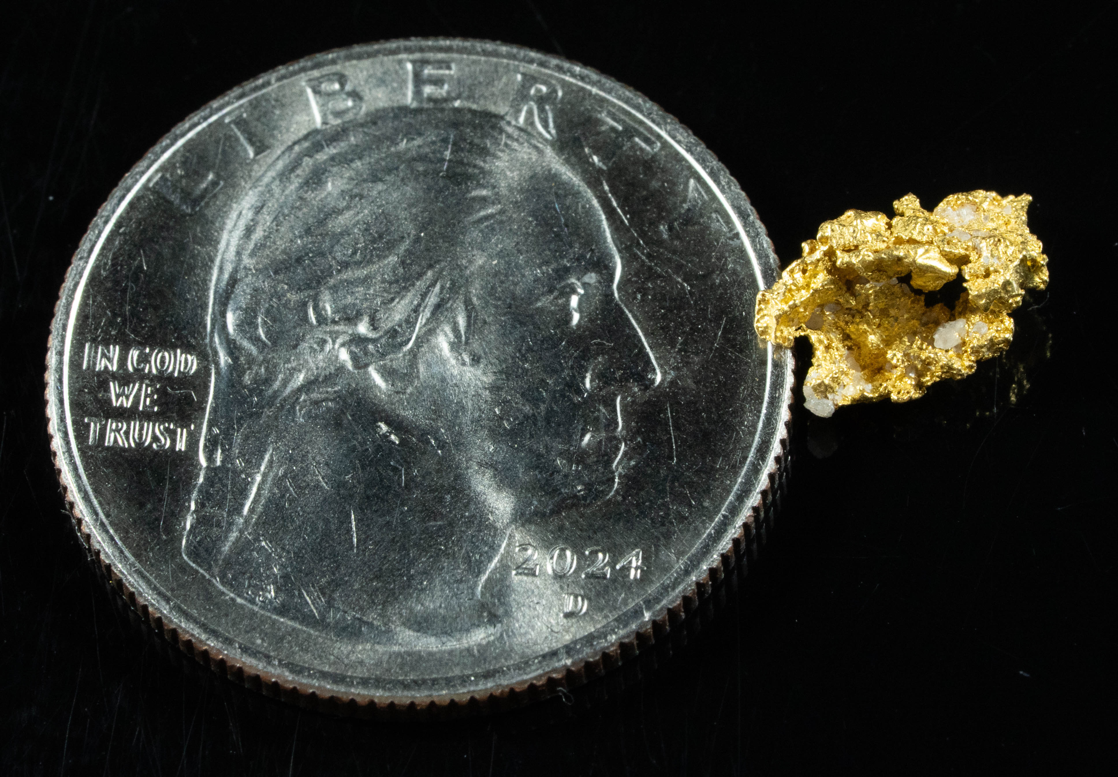 #769 Natural Gold Nugget Australian .67 Grams Genuine