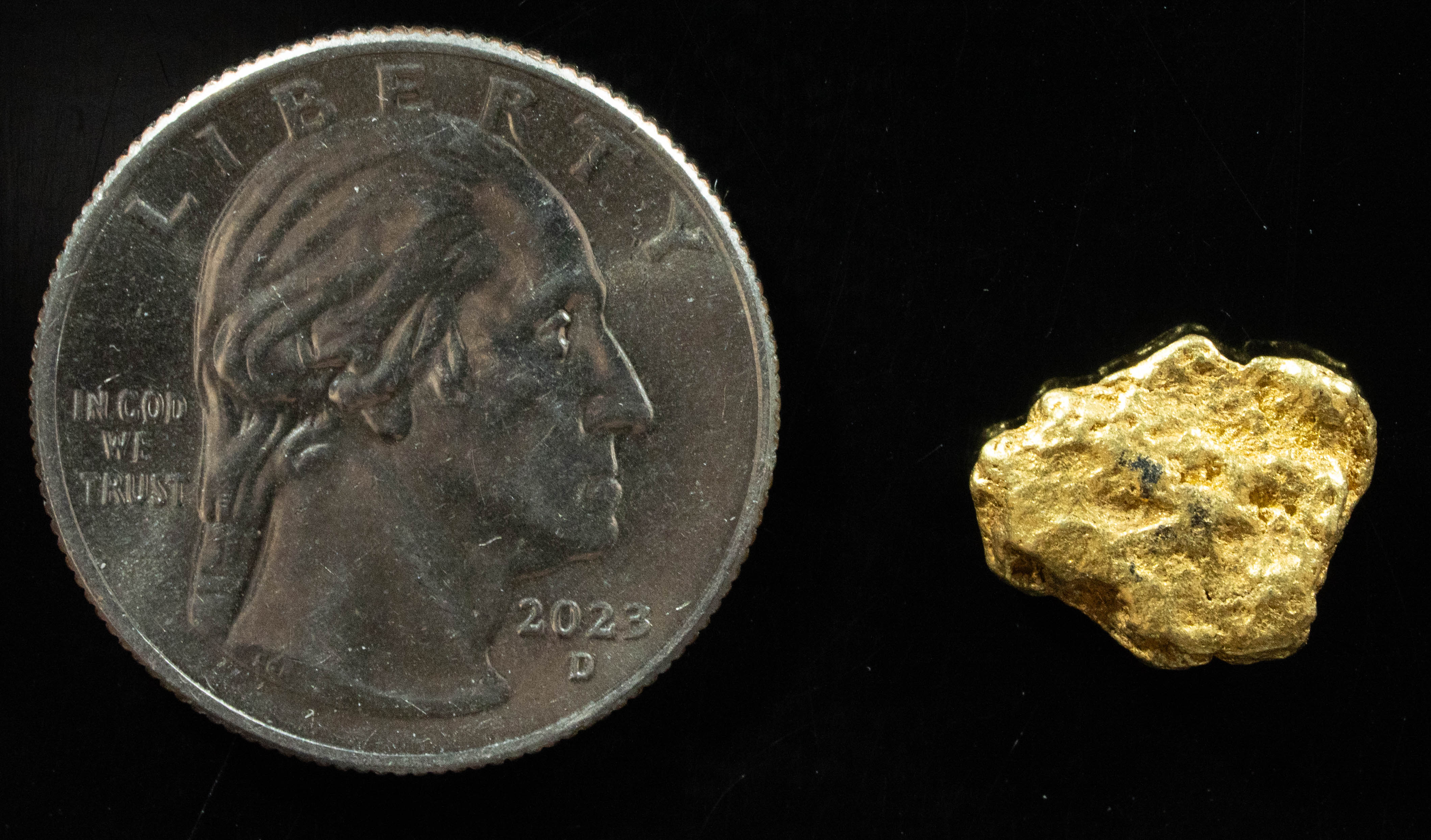 #184 Alaskan BC Natural Gold Nugget 2.73 Grams Genuine