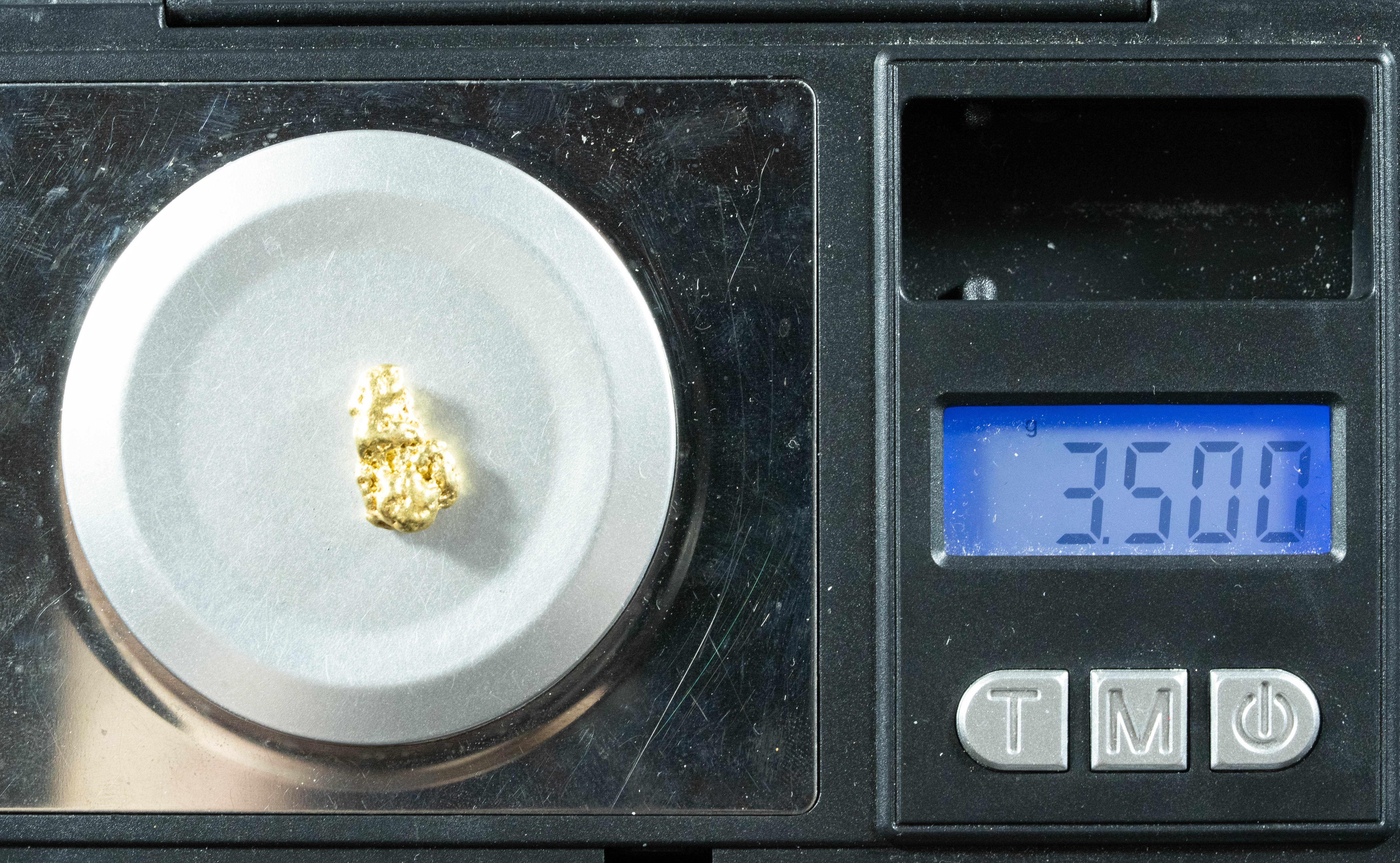 #185 Alaskan BC Natural Gold Nugget 3.50 Grams Genuine
