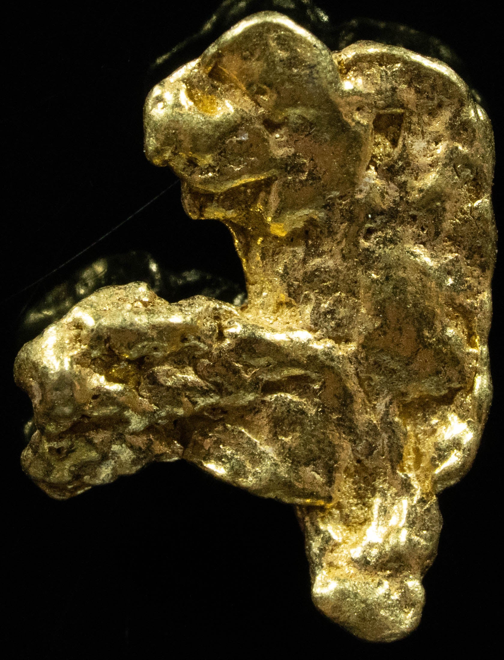 #186 Alaskan BC Natural Gold Nugget 2.18 Grams Genuine