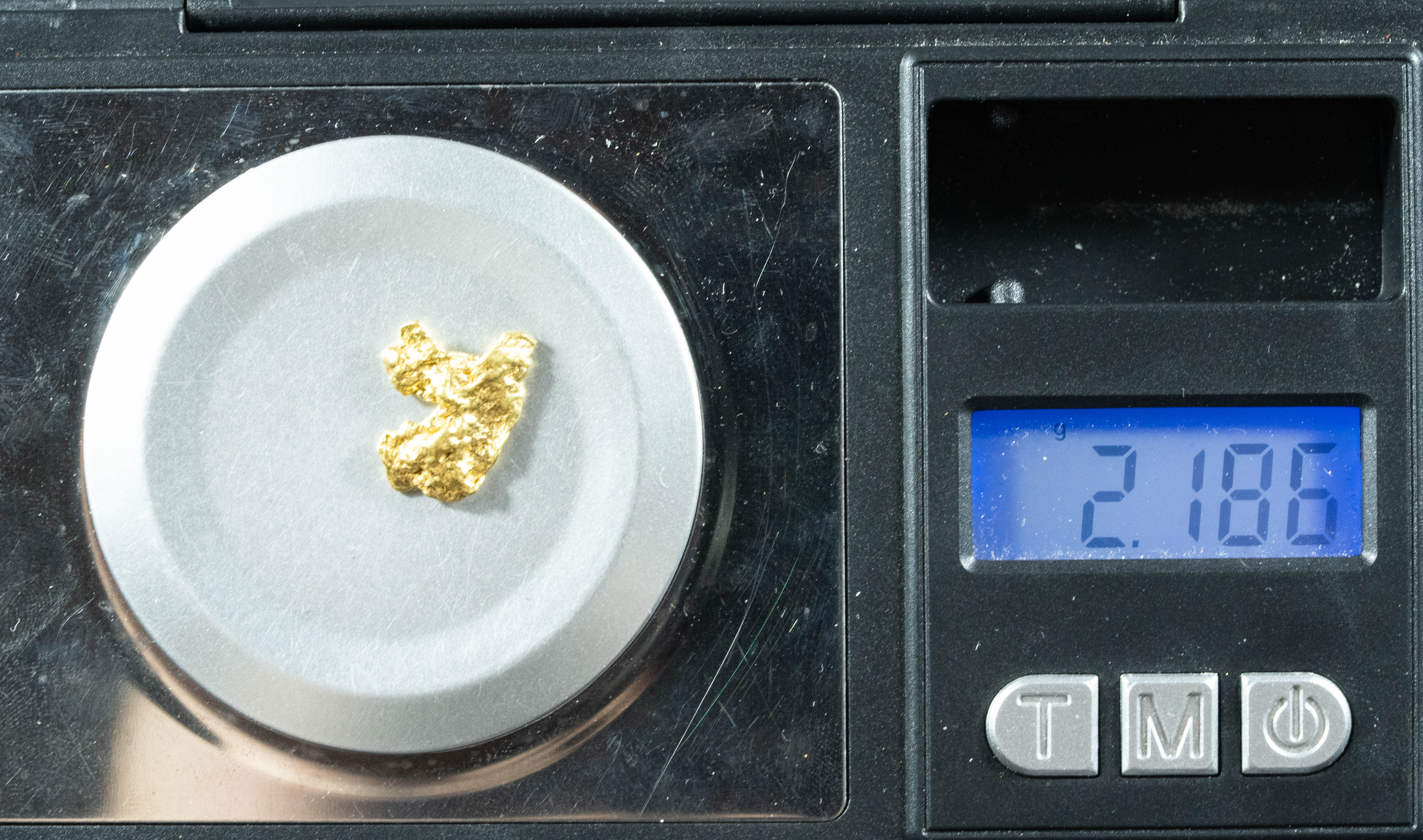 #186 Alaskan BC Natural Gold Nugget 2.18 Grams Genuine